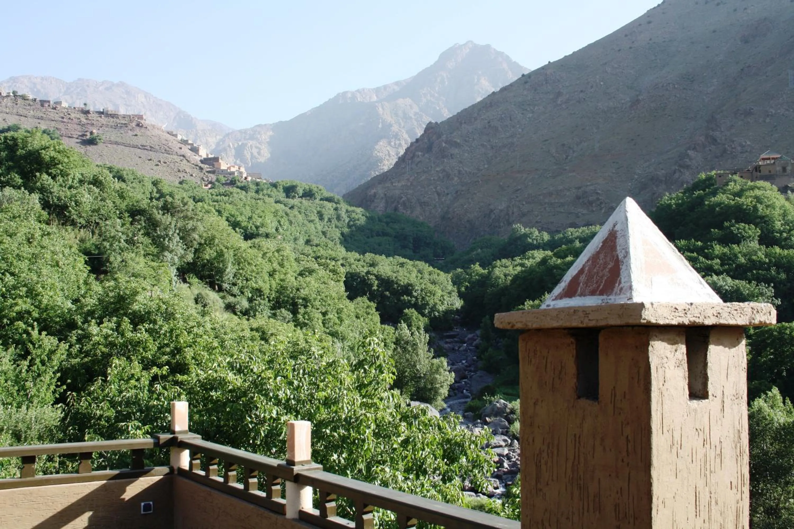 Natural landscape in Riad Jnane Imlil