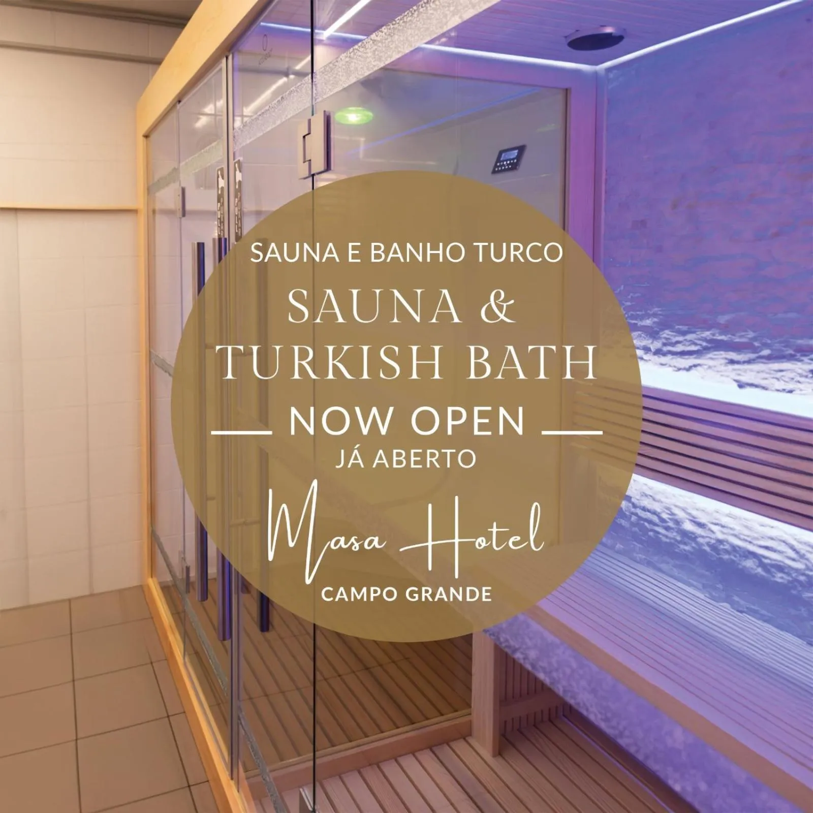 Sauna in MASA Hotel & Spa Campo Grande Collection