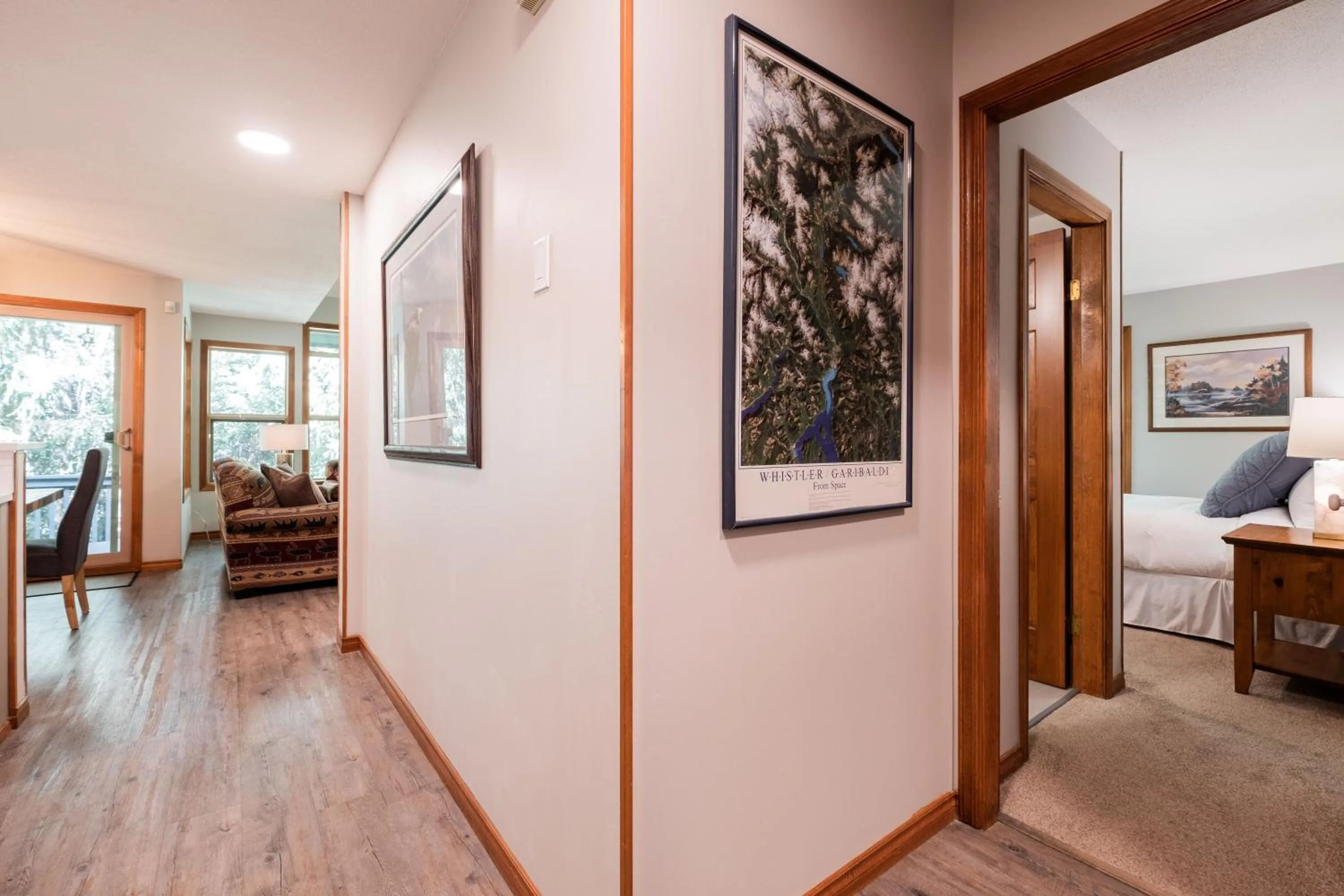 Seating area in Arrowhead Point by Outpost Whistler