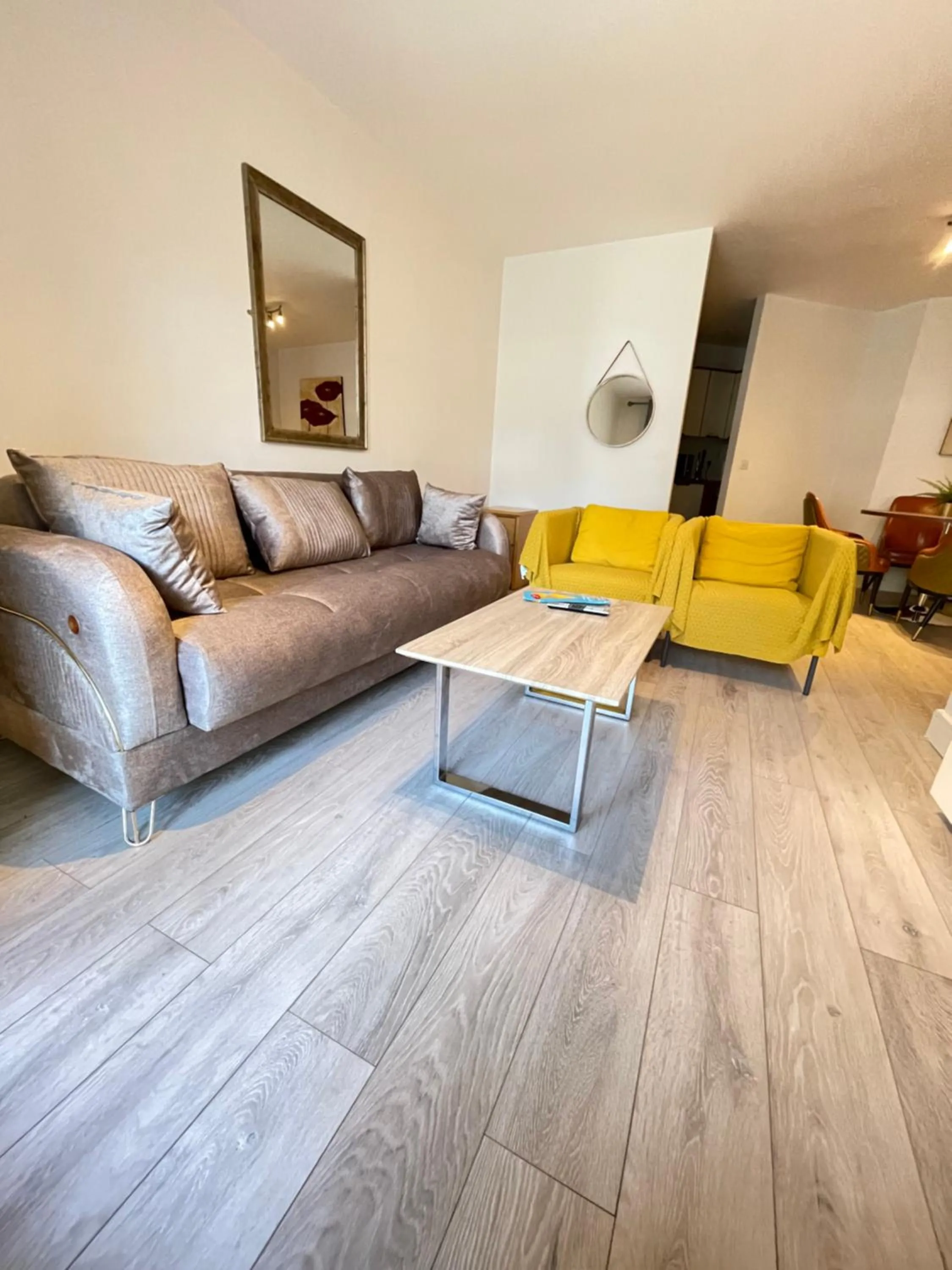 Seating area in Greeg Court