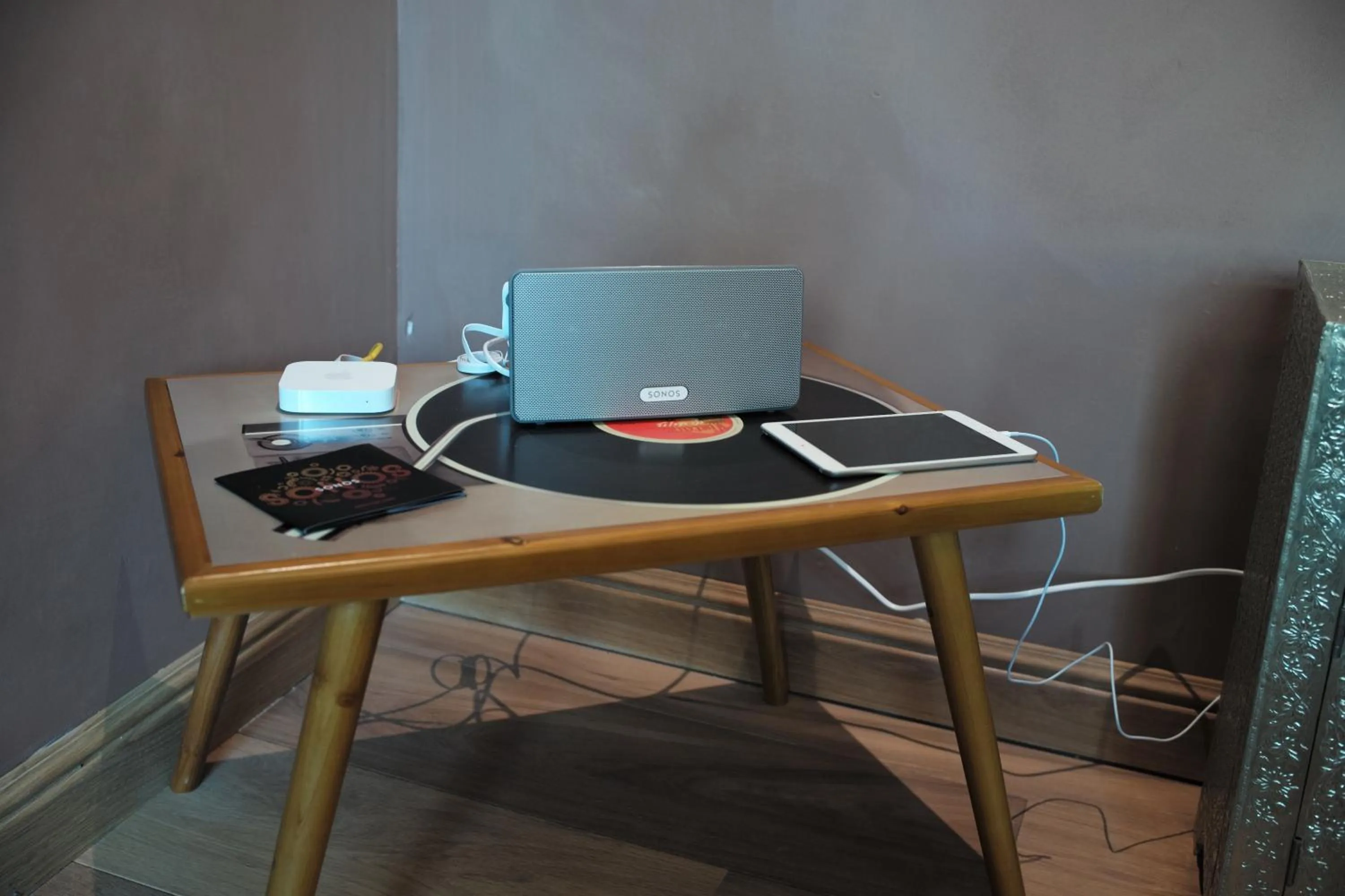 Seating area in B&B Saint-Sauveur Bruges