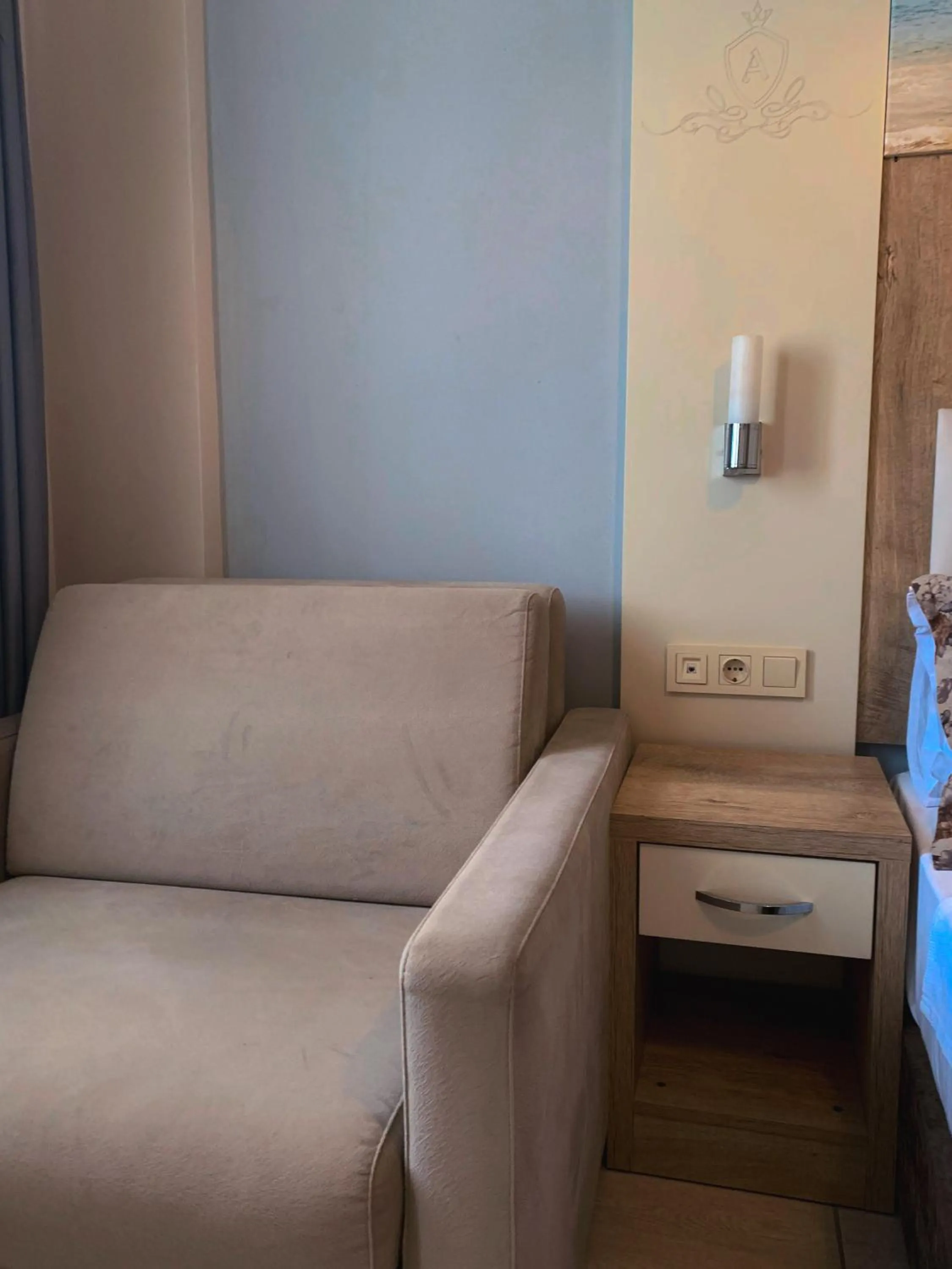 Seating area in Akkan Beach Hotel