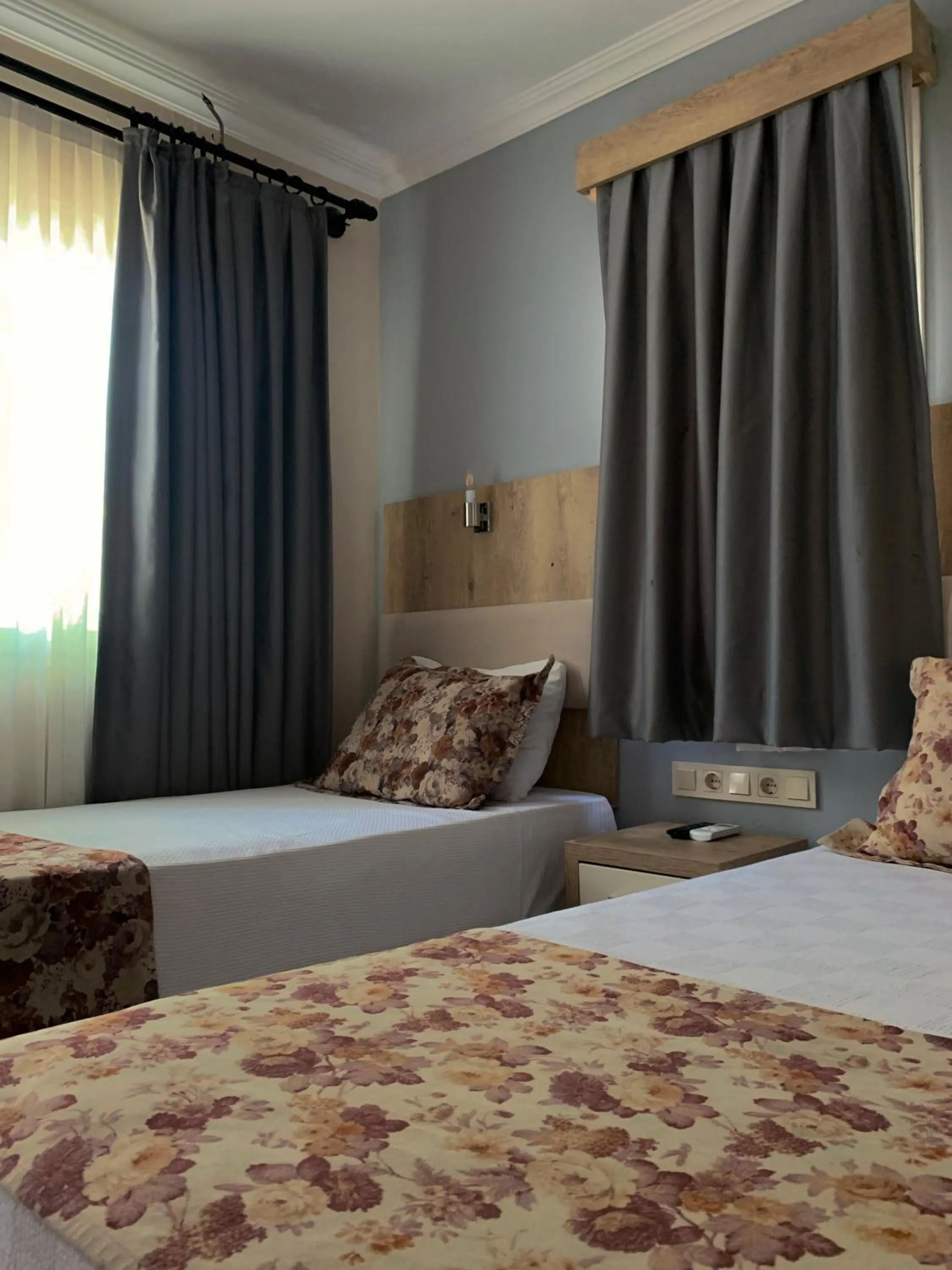 Bed in Akkan Beach Hotel