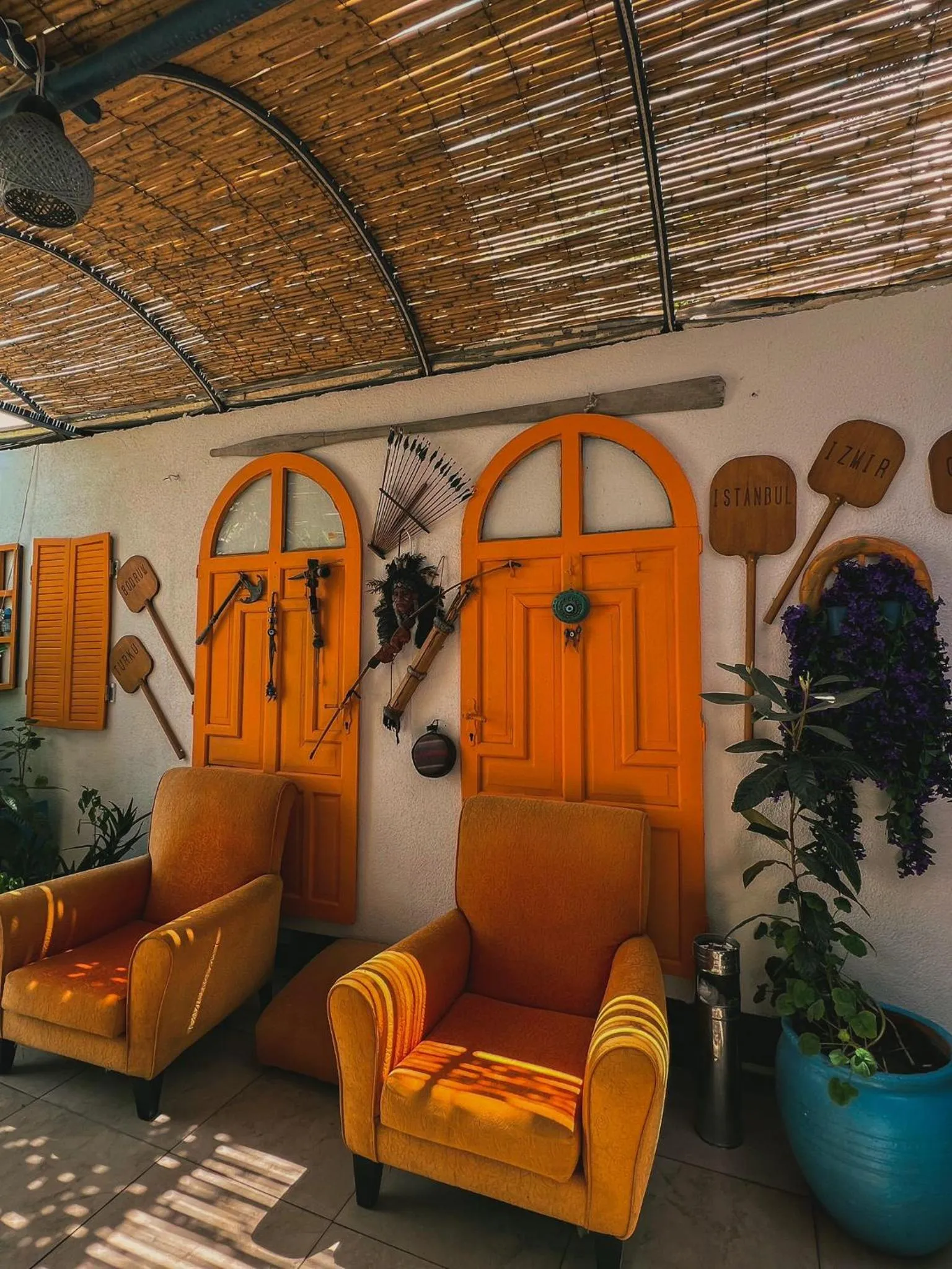 Seating area in Akkan Beach Hotel