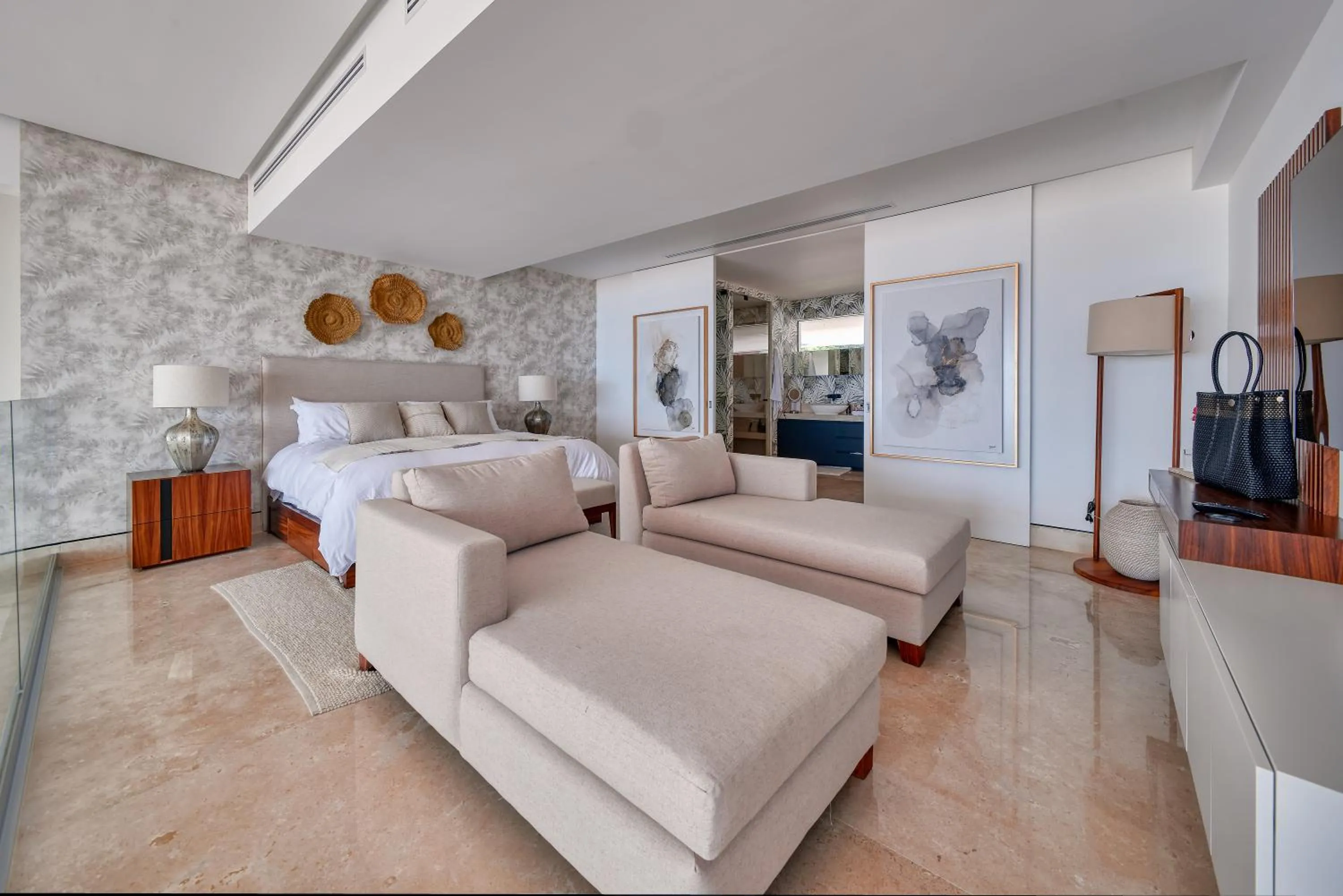 Bedroom, Bed in Maxwell Collection Romantic Zone