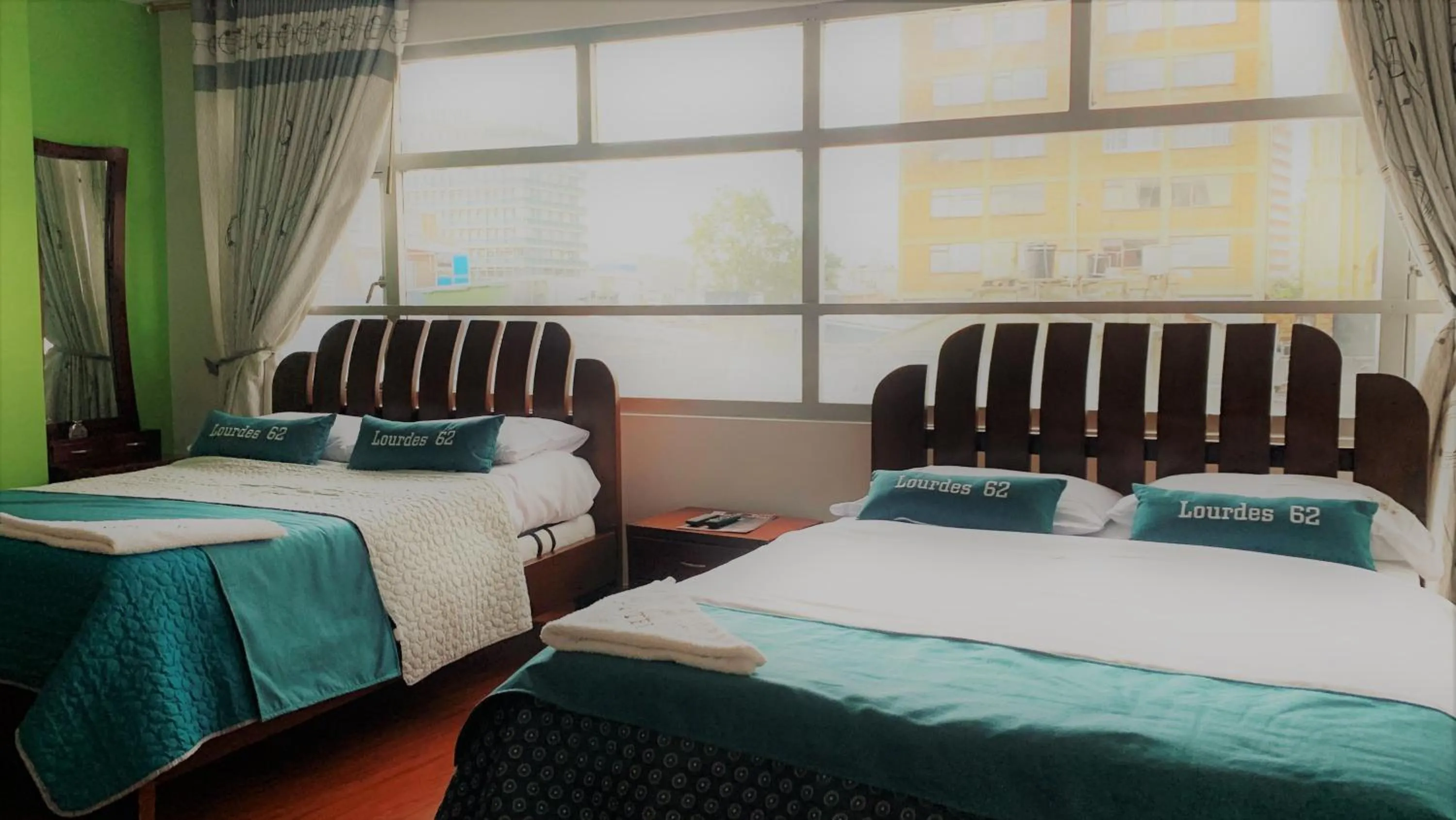 Quadruple Room - single occupancy in Hotel Lourdes la 62