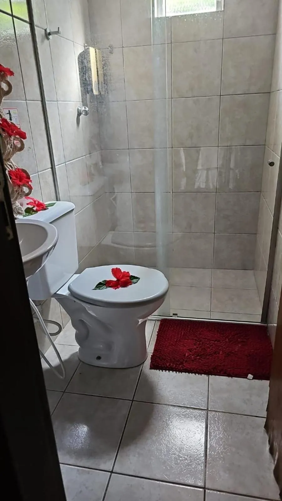Bathroom in Pousada Capim Açu