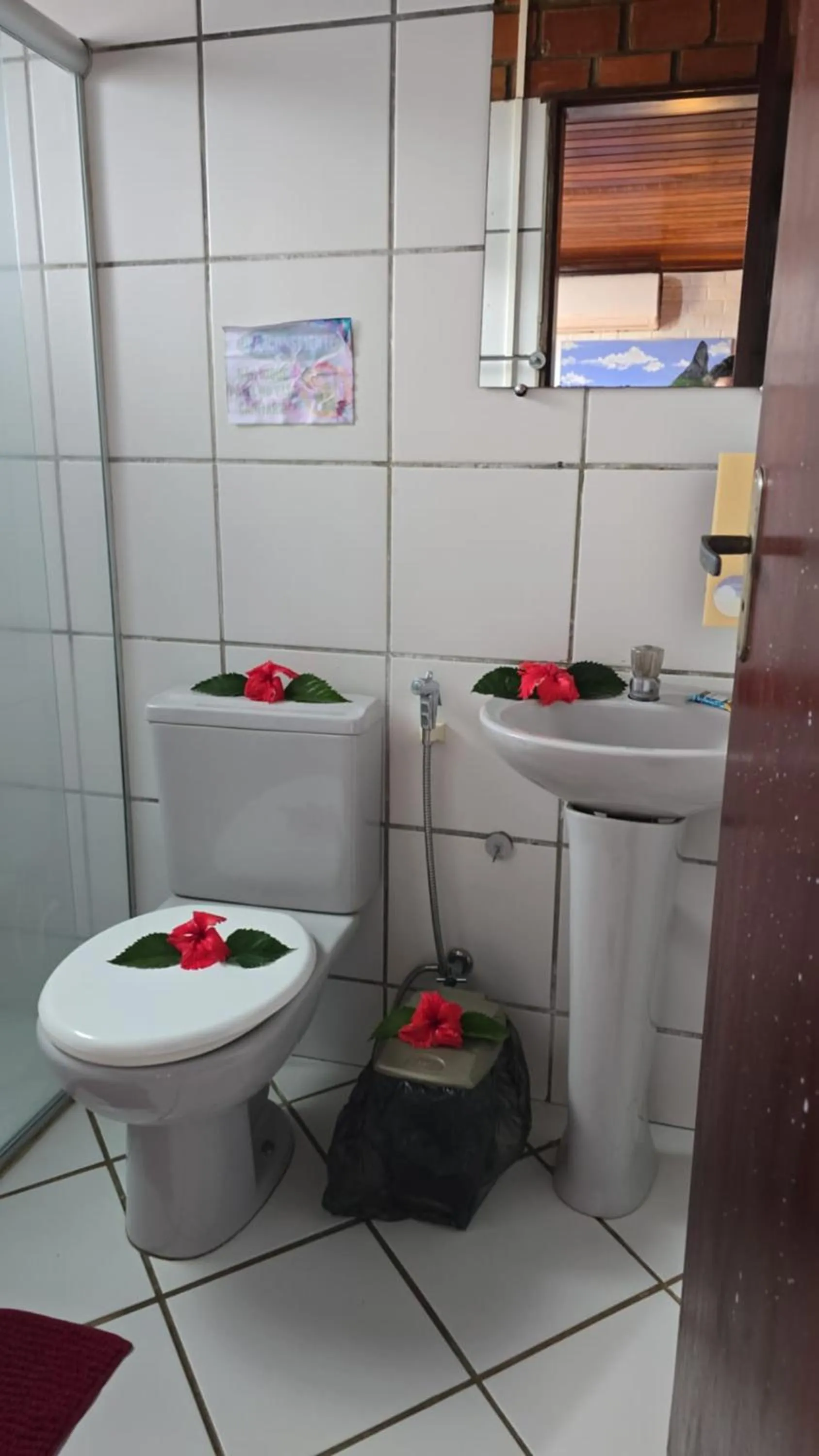 Bathroom in Pousada Capim Açu