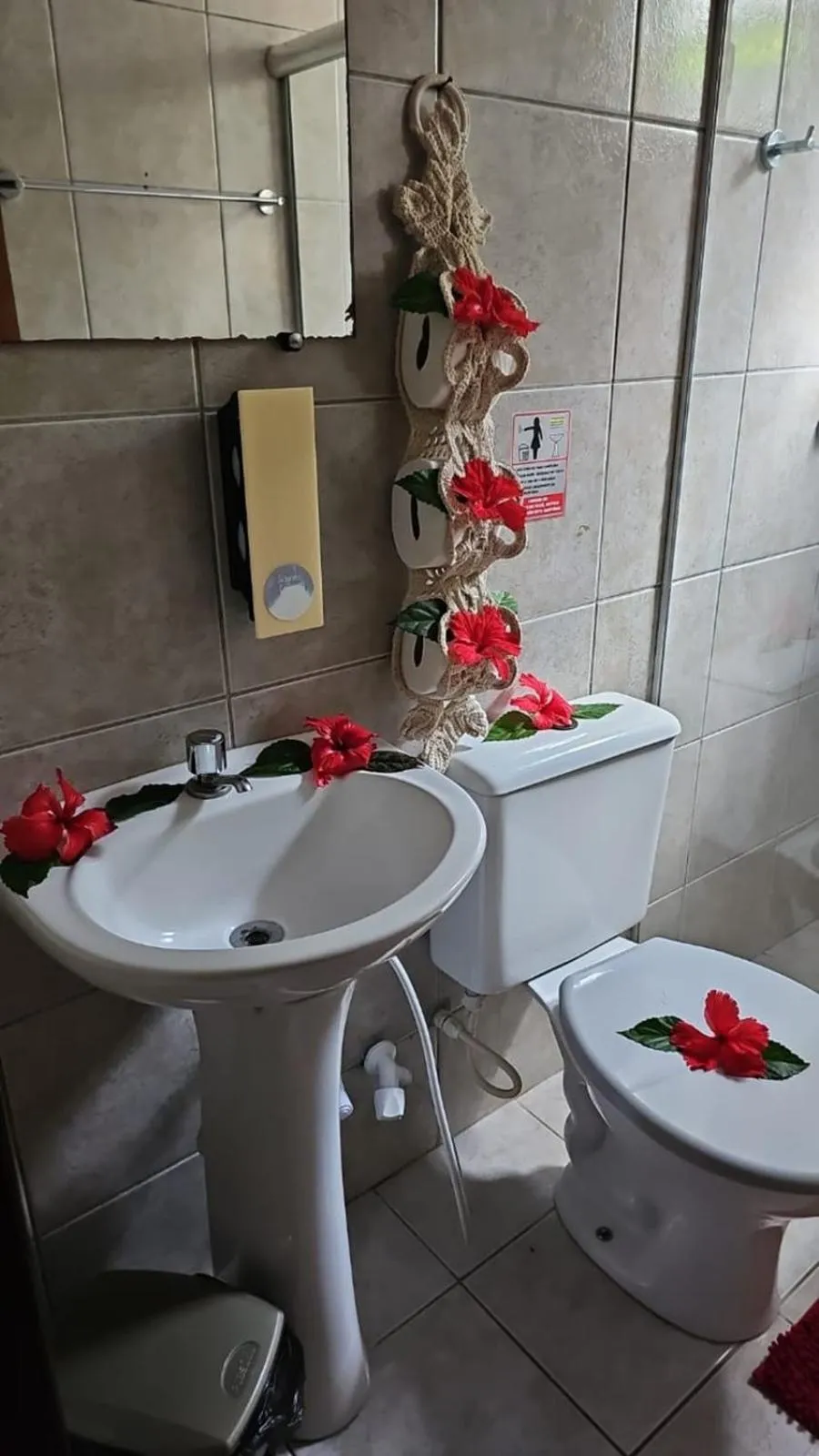 Bathroom in Pousada Capim Açu