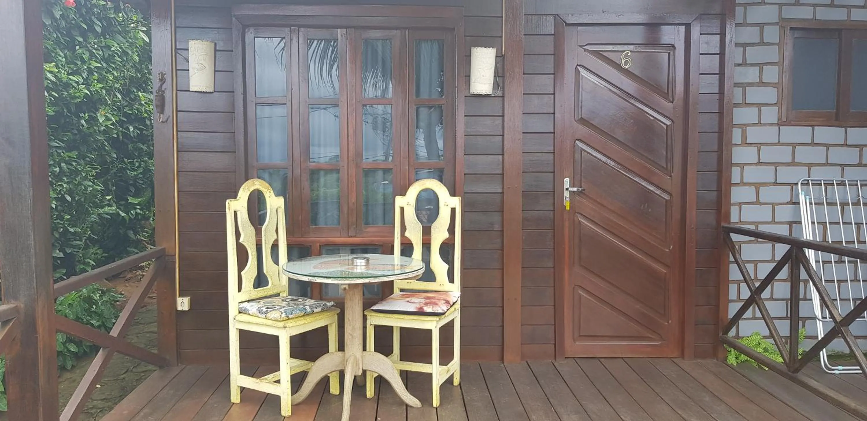 Balcony/Terrace in Pousada Capim Açu