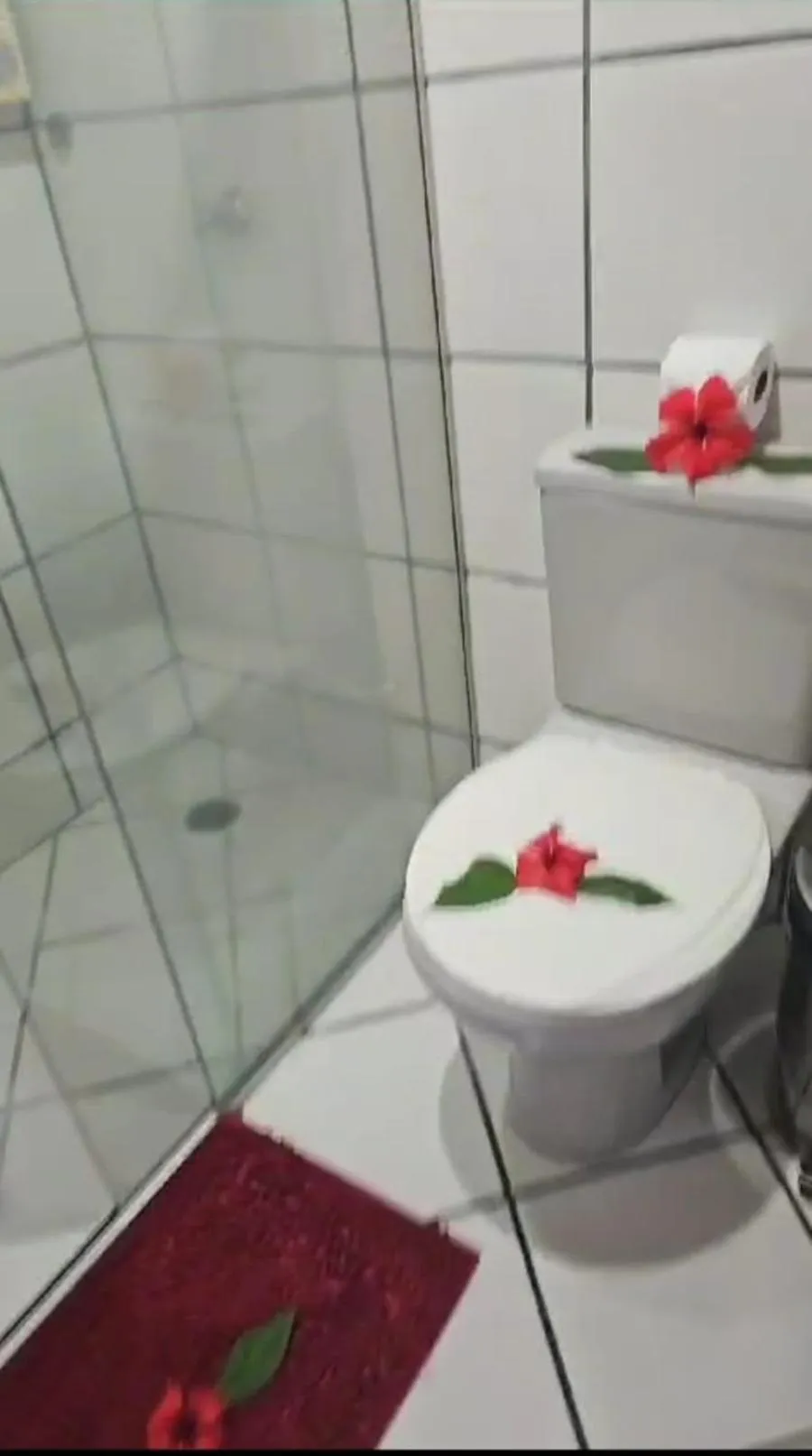 Bathroom in Pousada Capim Açu