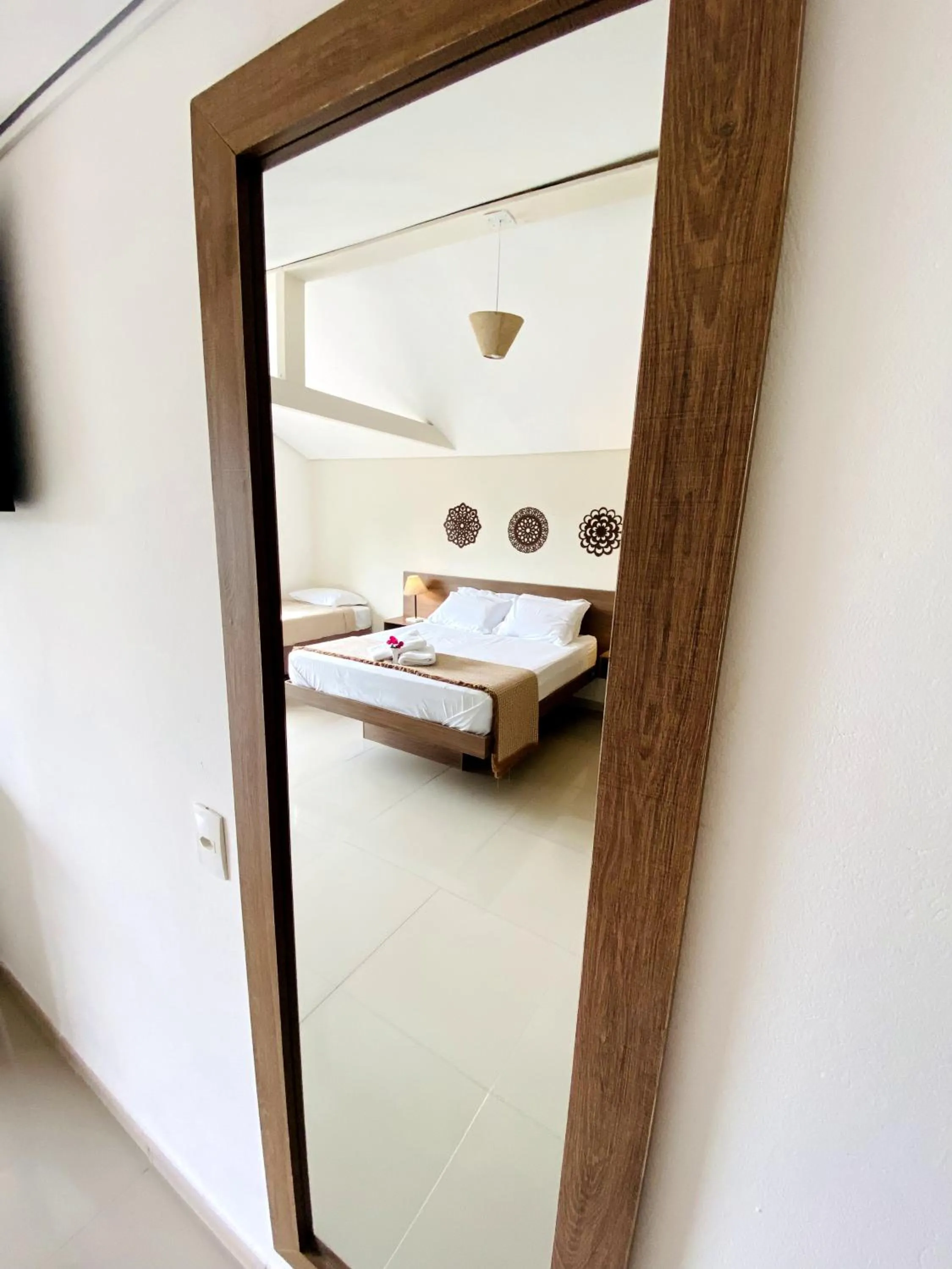 Bed in Pousada Xaxá