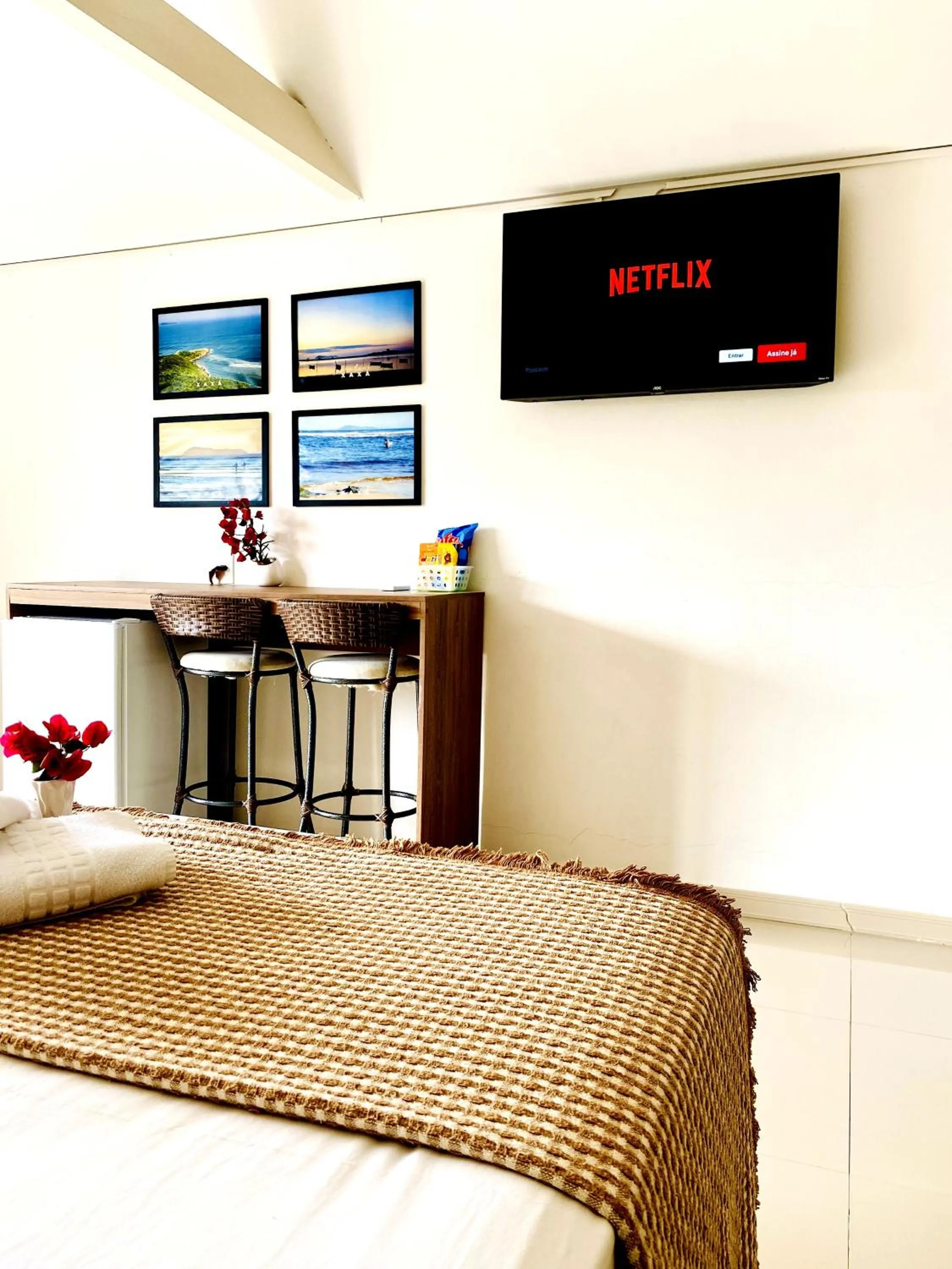 Bed in Pousada Xaxá