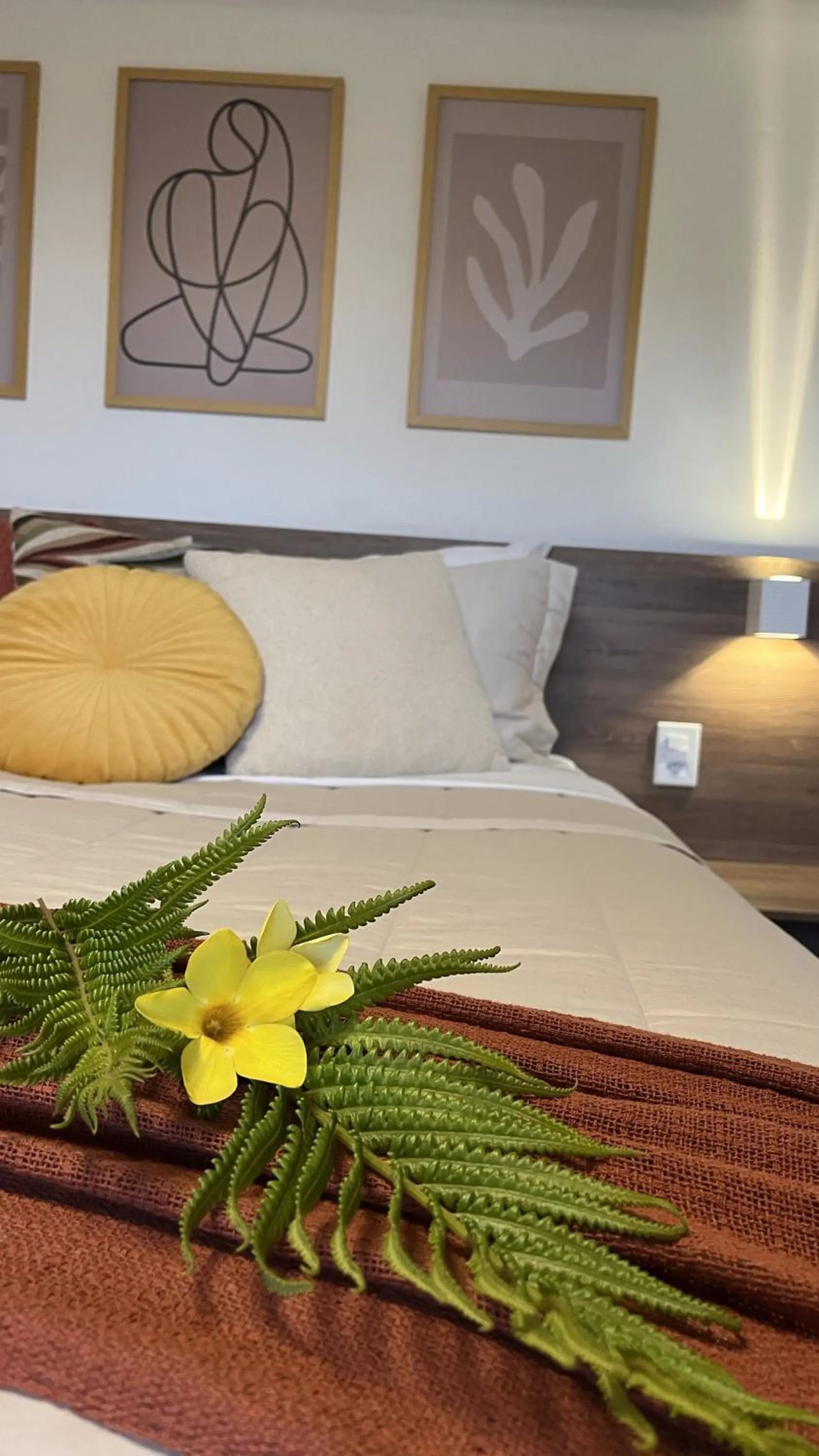 Bed in Pousada Xaxá