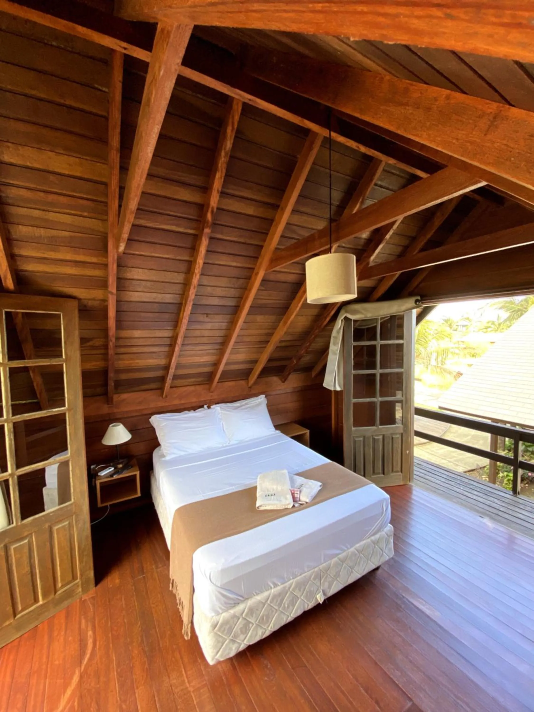 Bed in Pousada Xaxá