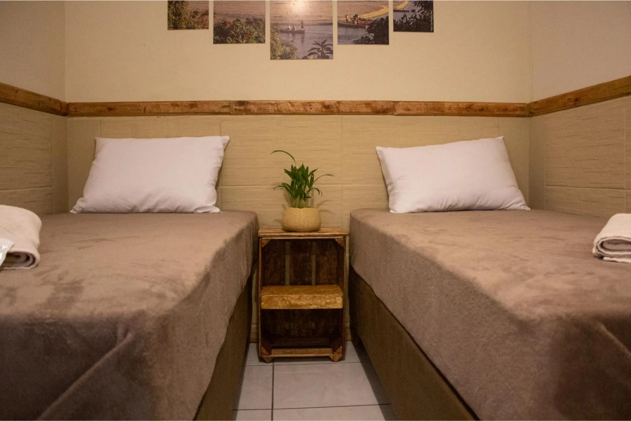 Bed in Pousada Xaxá