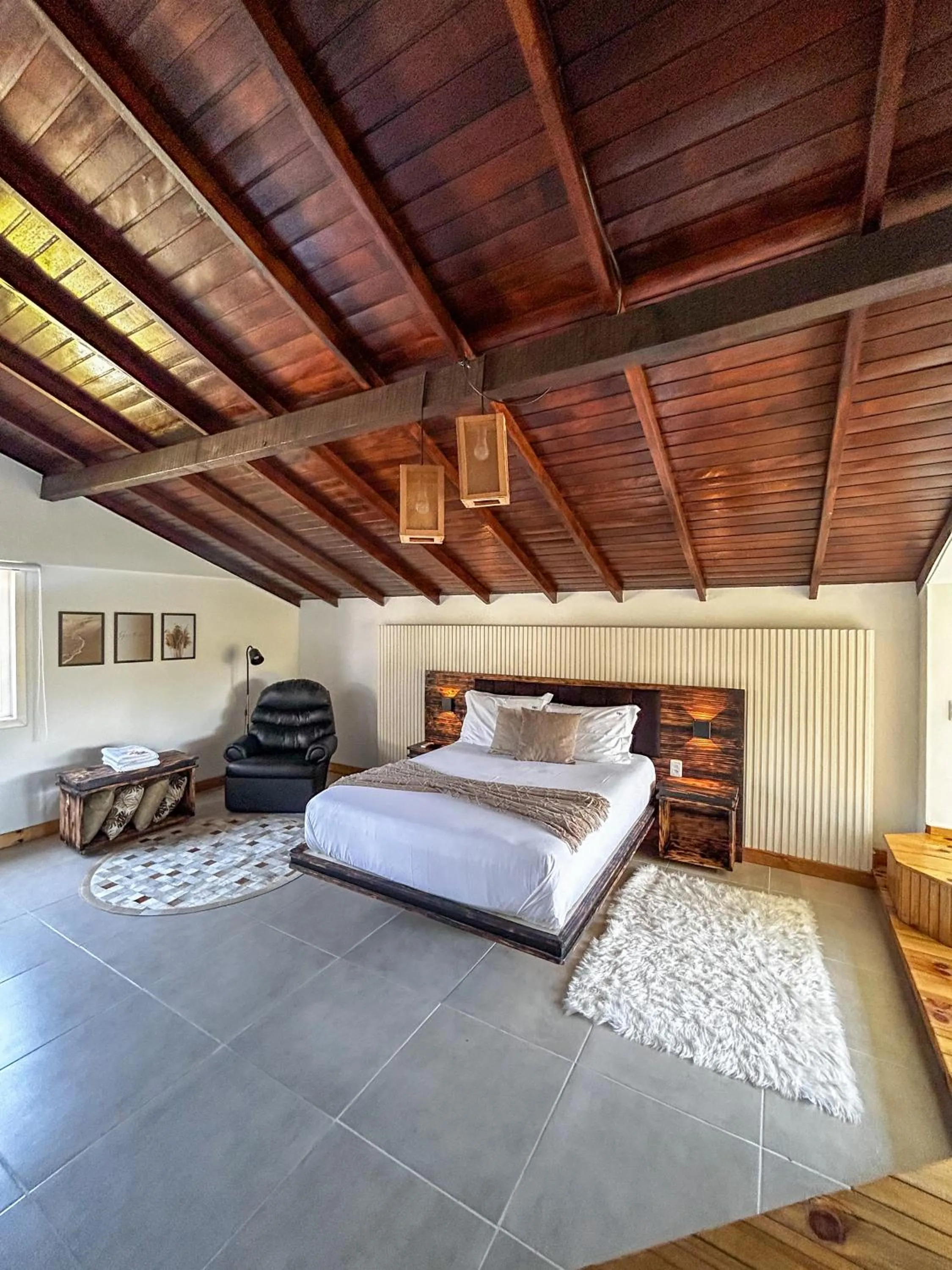 Bed in Pousada Xaxá