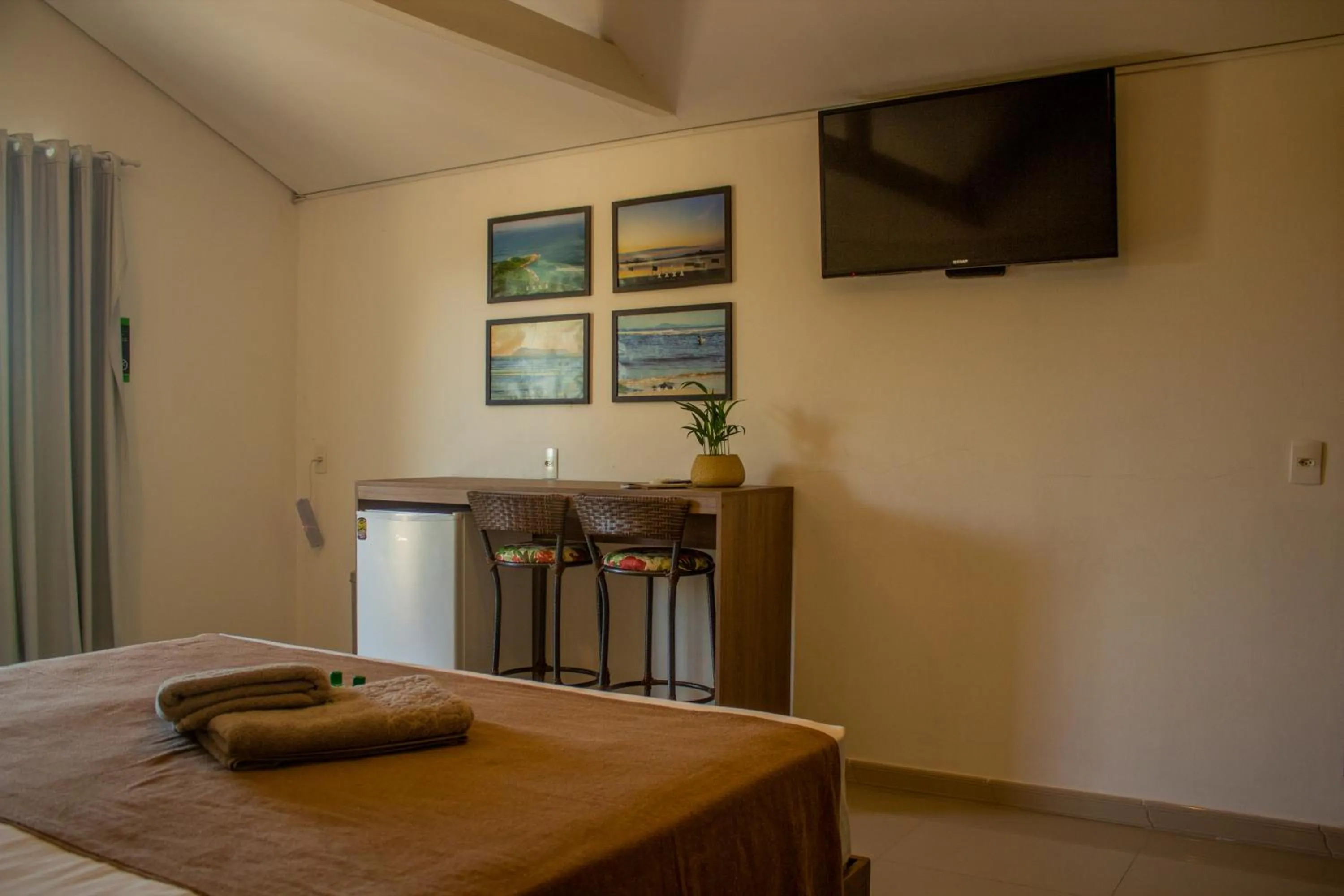 Bed in Pousada Xaxá