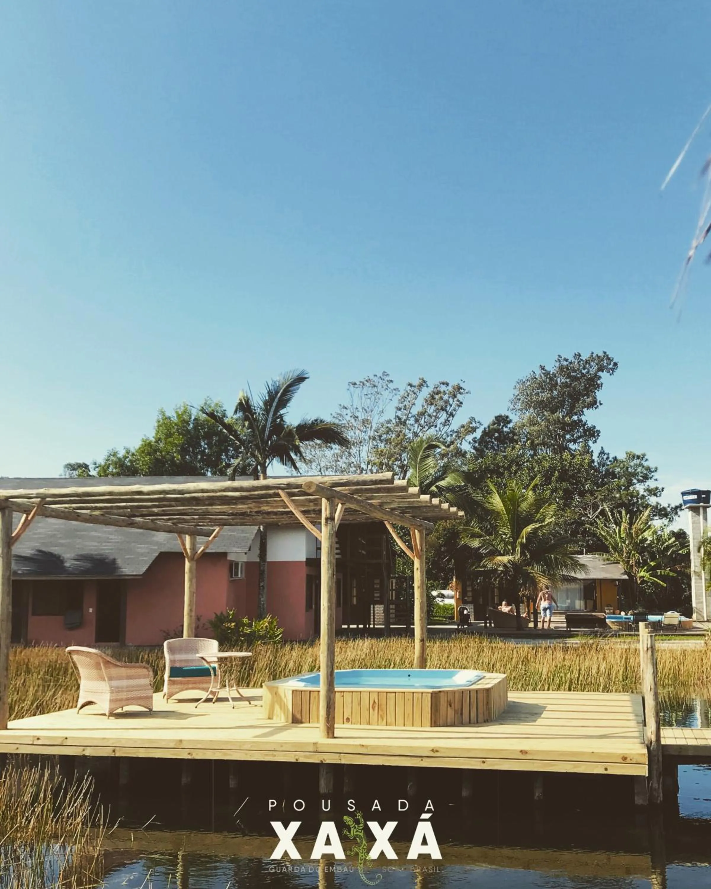 Swimming pool in Pousada Xaxá