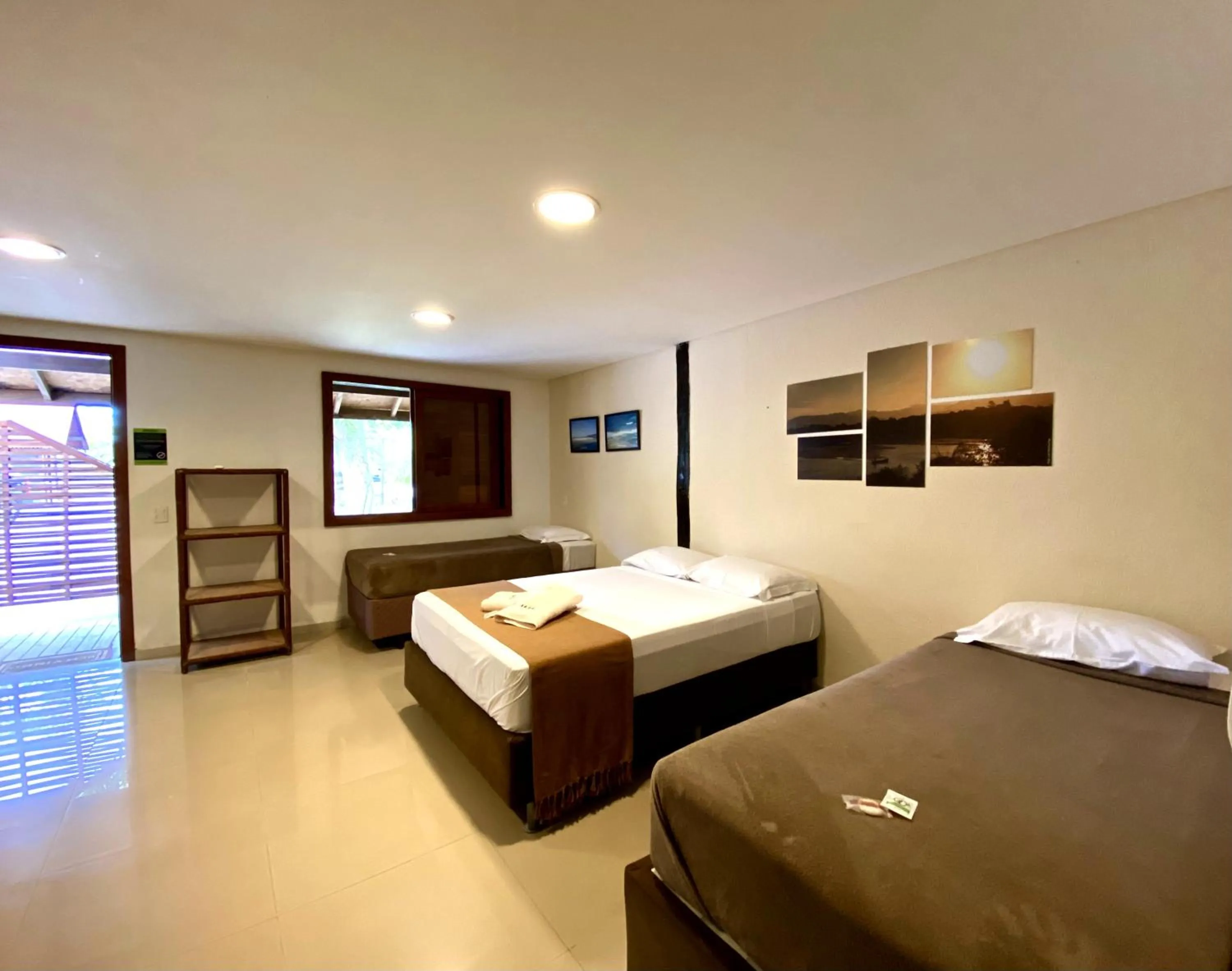 Bed in Pousada Xaxá