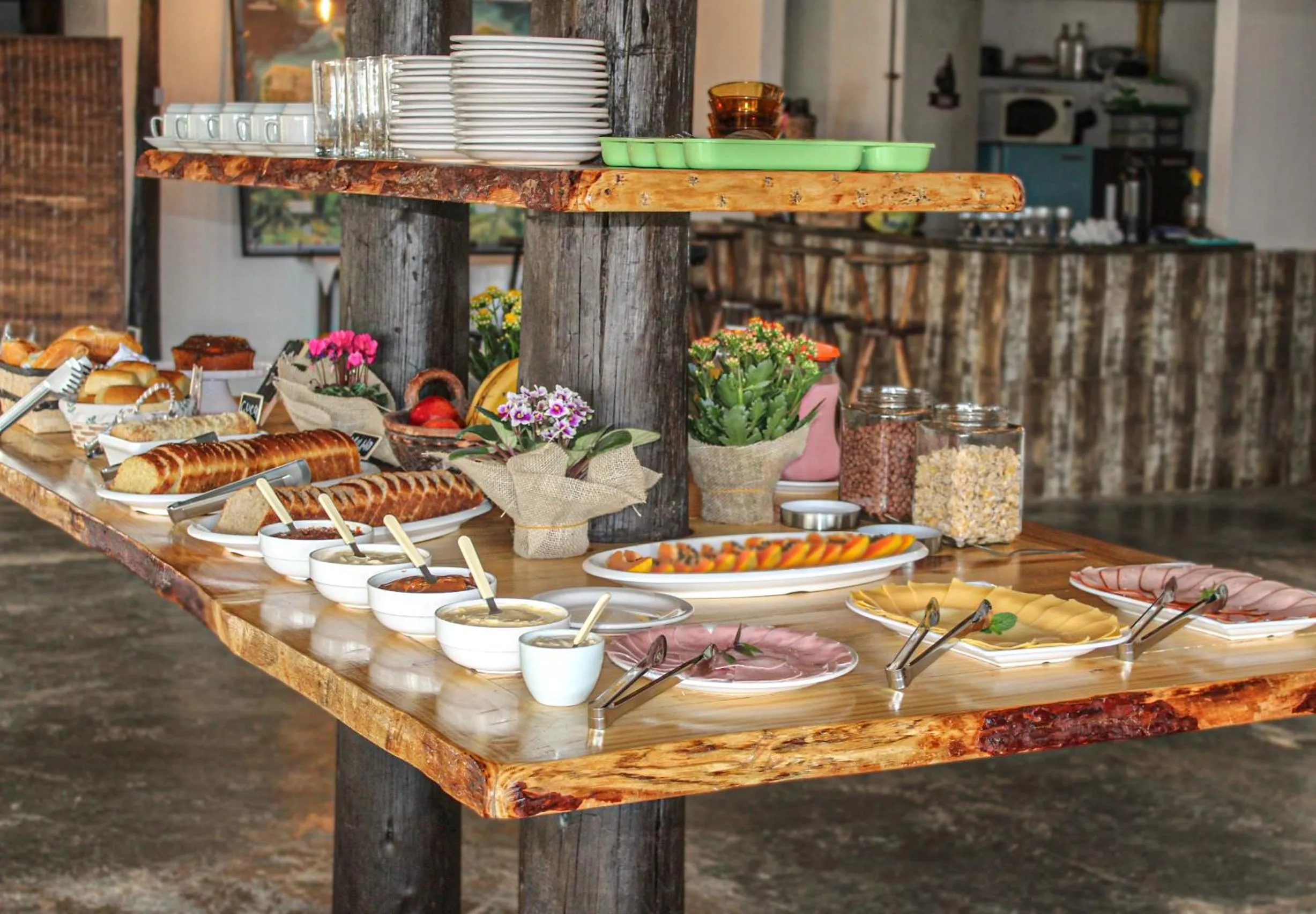 Living room in Pousada Xaxá