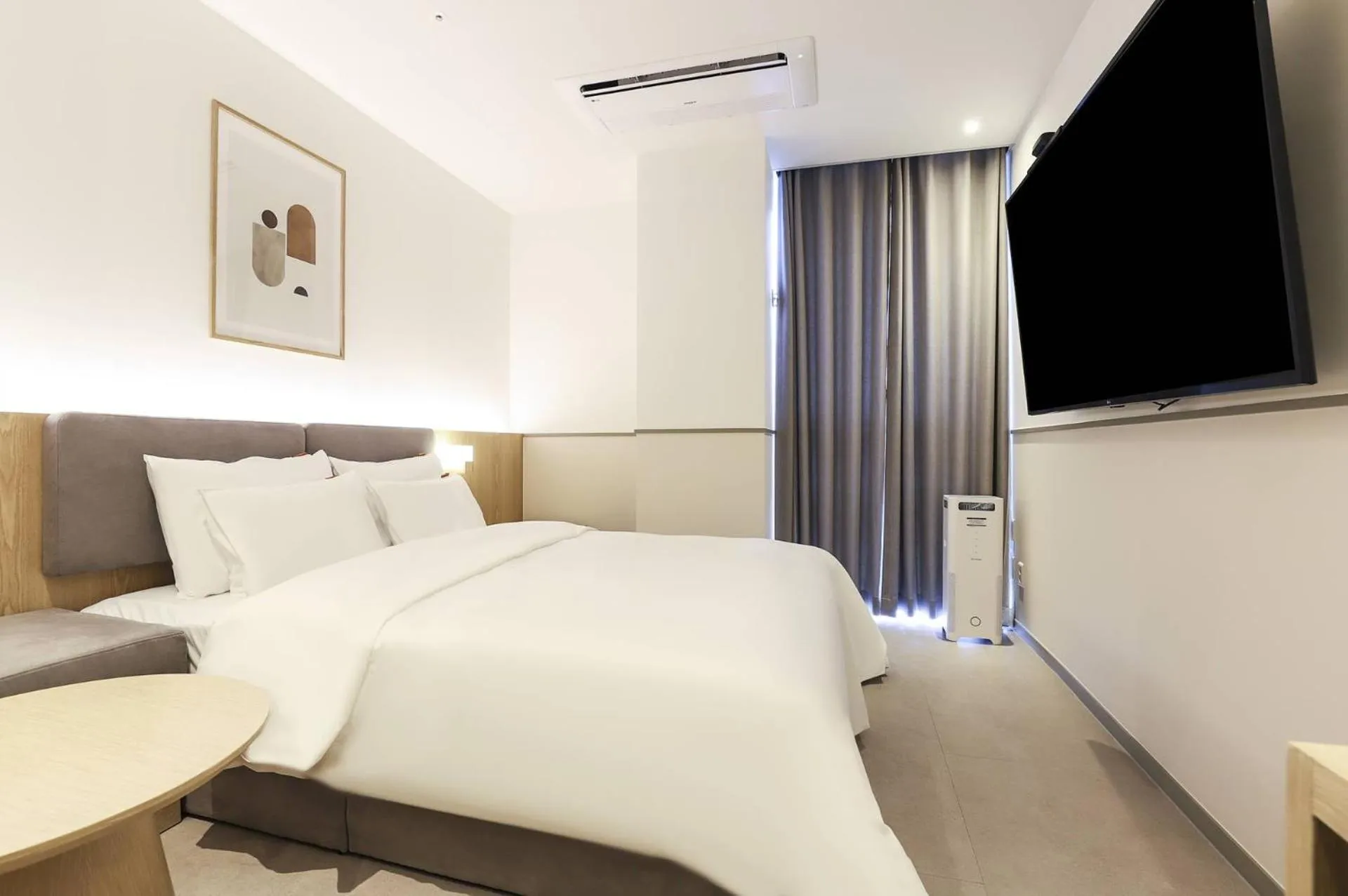 Bed in Wonju Brown Dot Hotel Corporate city