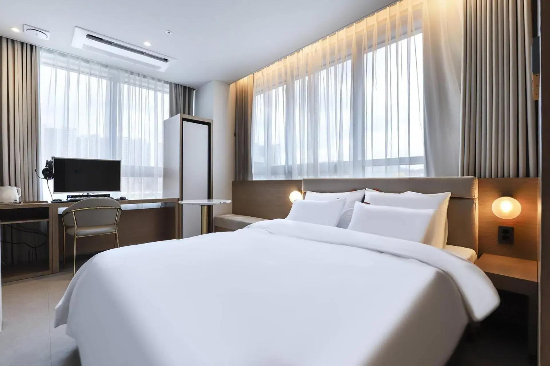 Bed in Wonju Brown Dot Hotel Corporate city Bed in Wonju Brown Dot Hotel Corporate city
