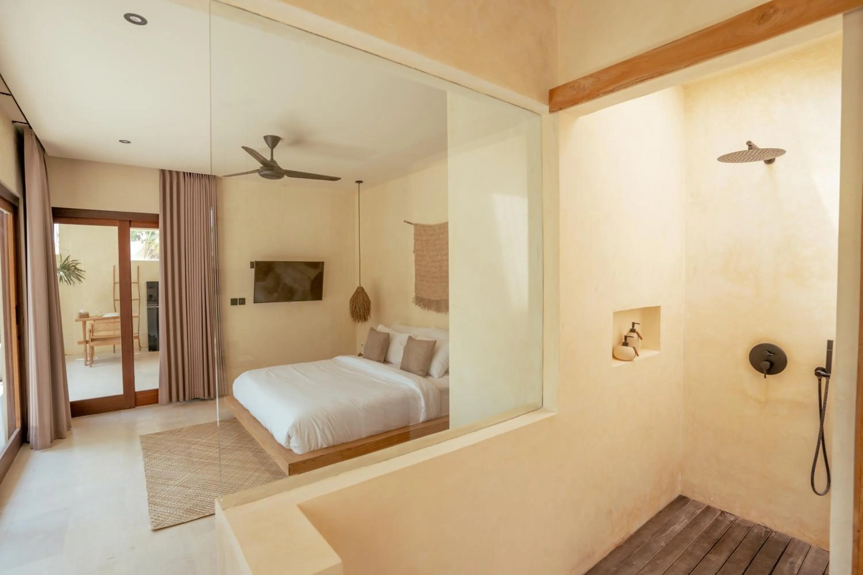 Bed in Olea Villas Resort