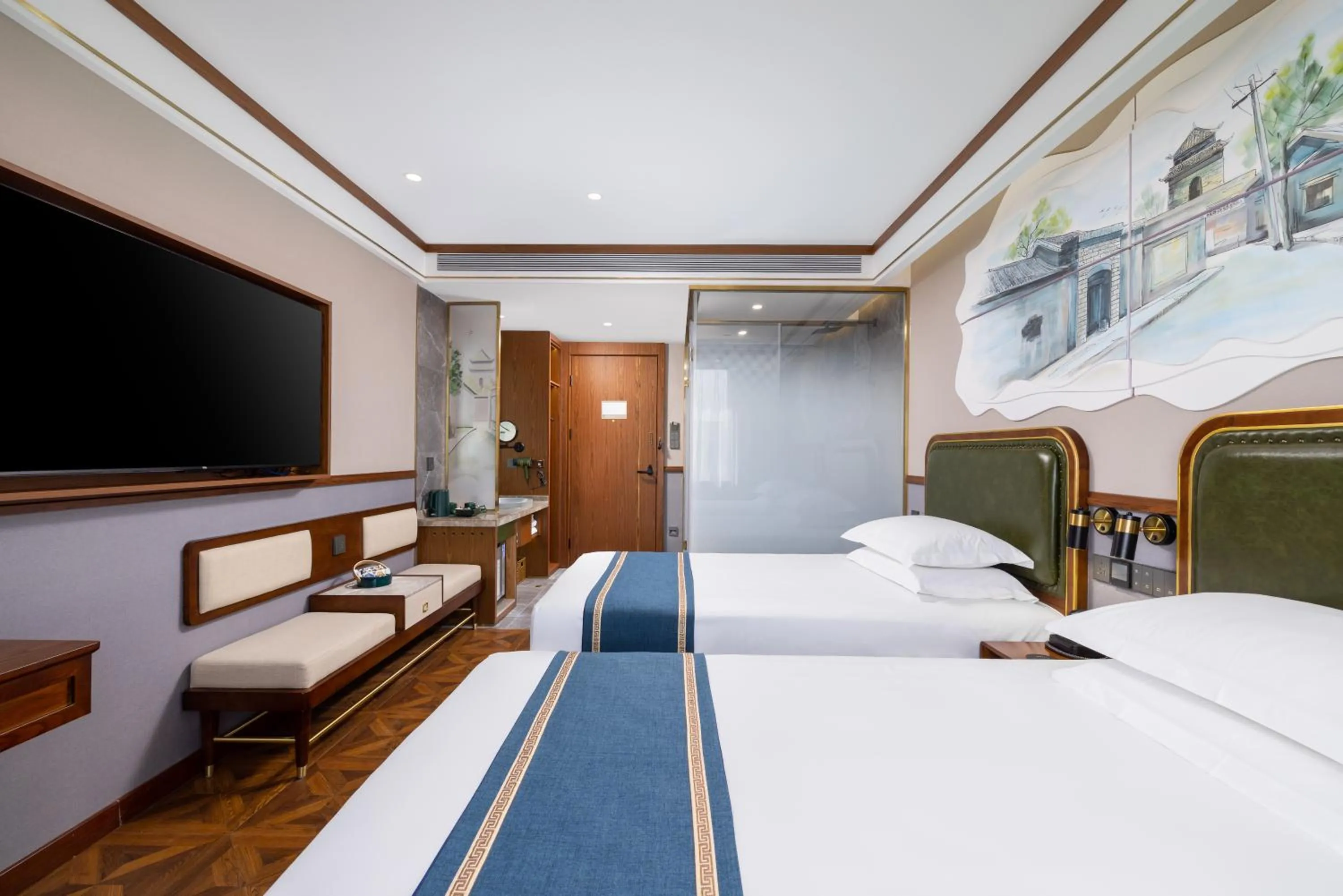 Photo of the whole room, Bed in Nostalgia S Hotel Beijing National Convention Center