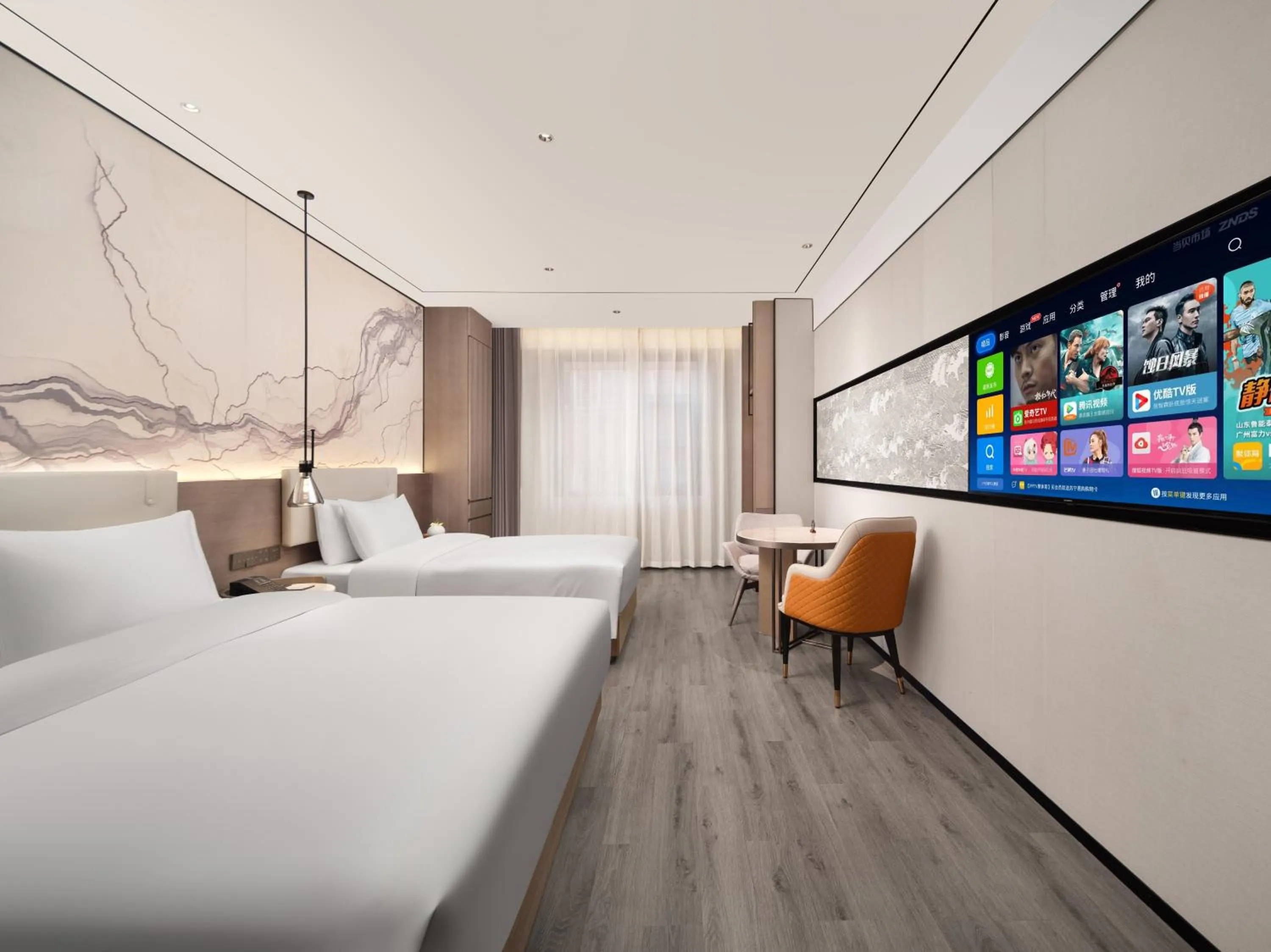 Bed in Yunheyebo Hotel - South Gate of Bell and Drum Tower