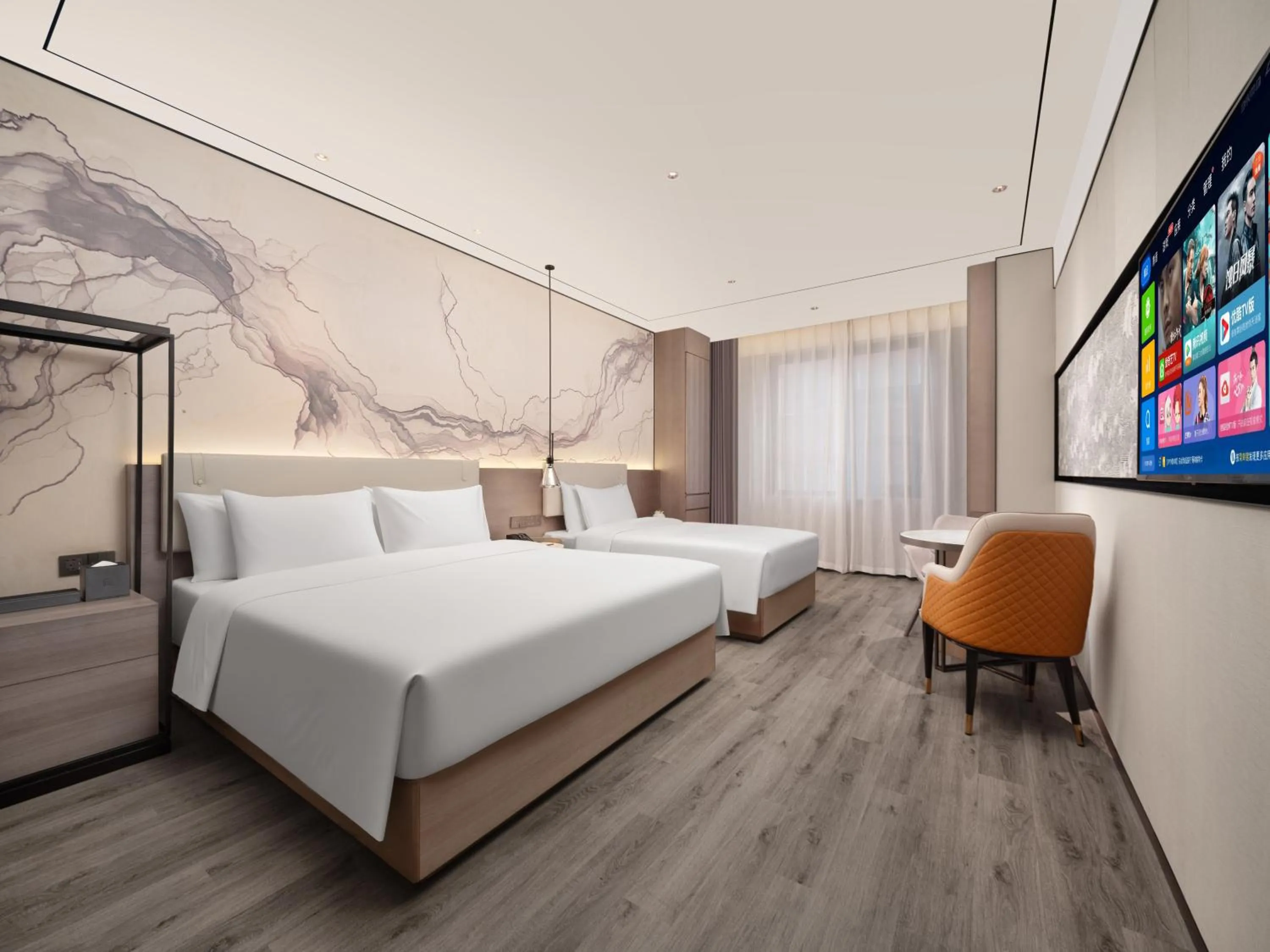 Bed in Yunheyebo Hotel - South Gate of Bell and Drum Tower