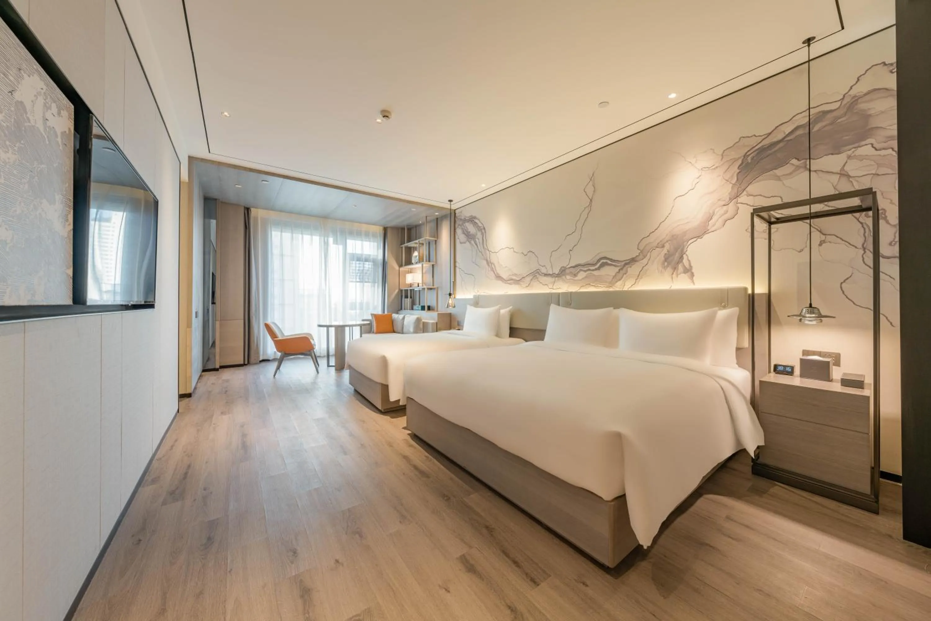 Bed in Yunheyebo Hotel - South Gate of Bell and Drum Tower