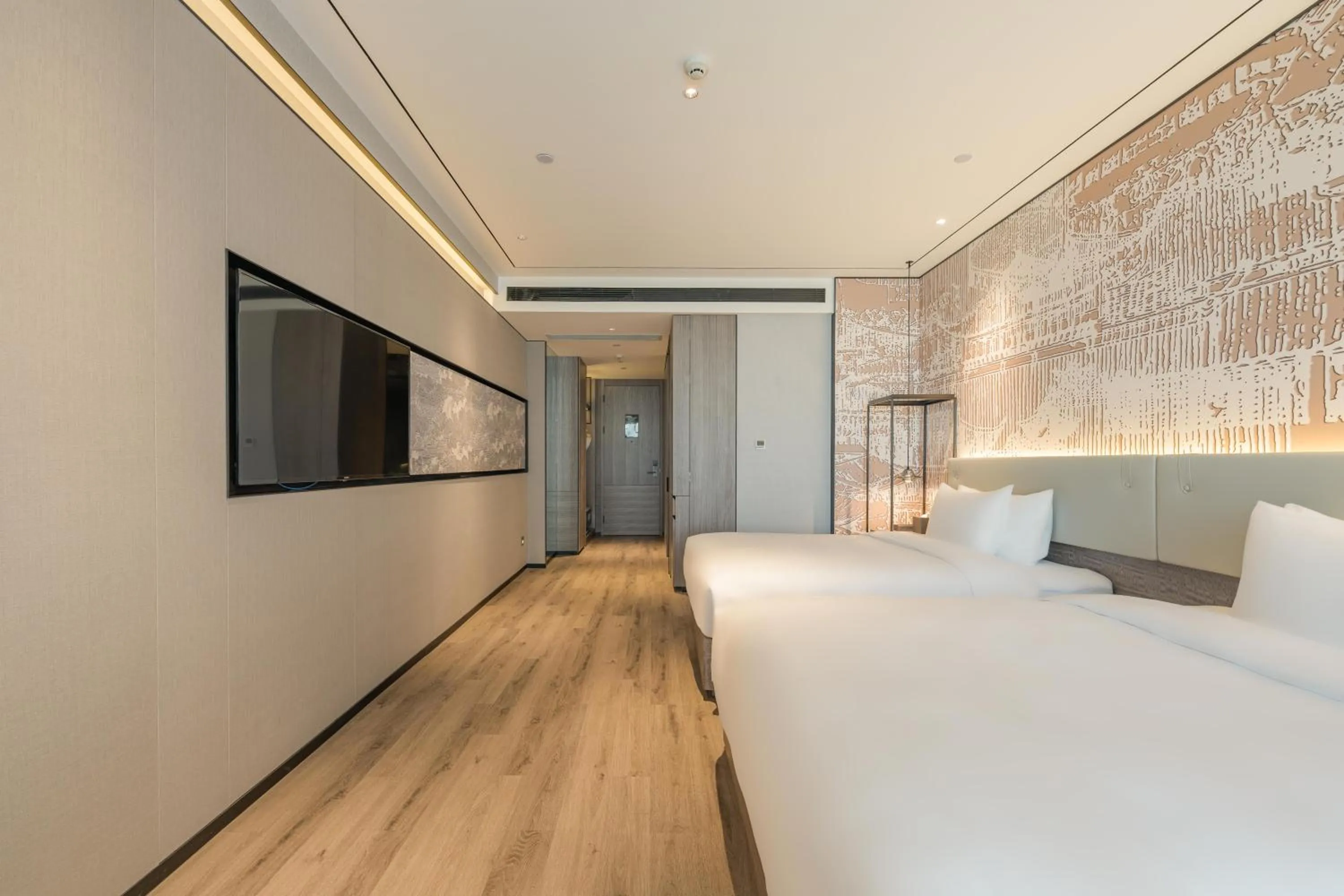 Bed in Yunheyebo Hotel - South Gate of Bell and Drum Tower