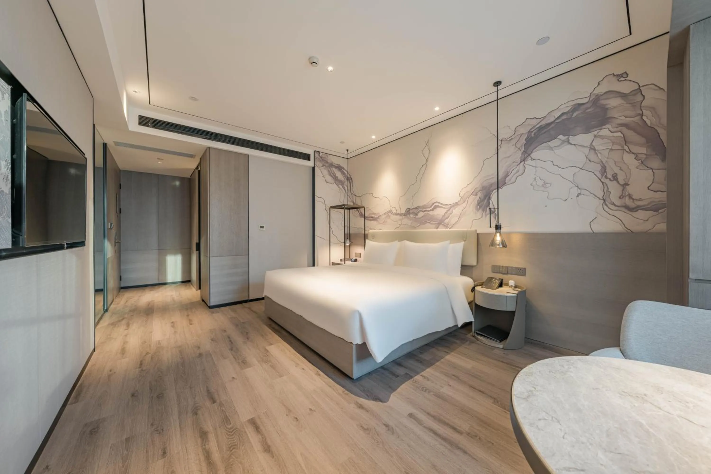 Bed in Yunheyebo Hotel - South Gate of Bell and Drum Tower