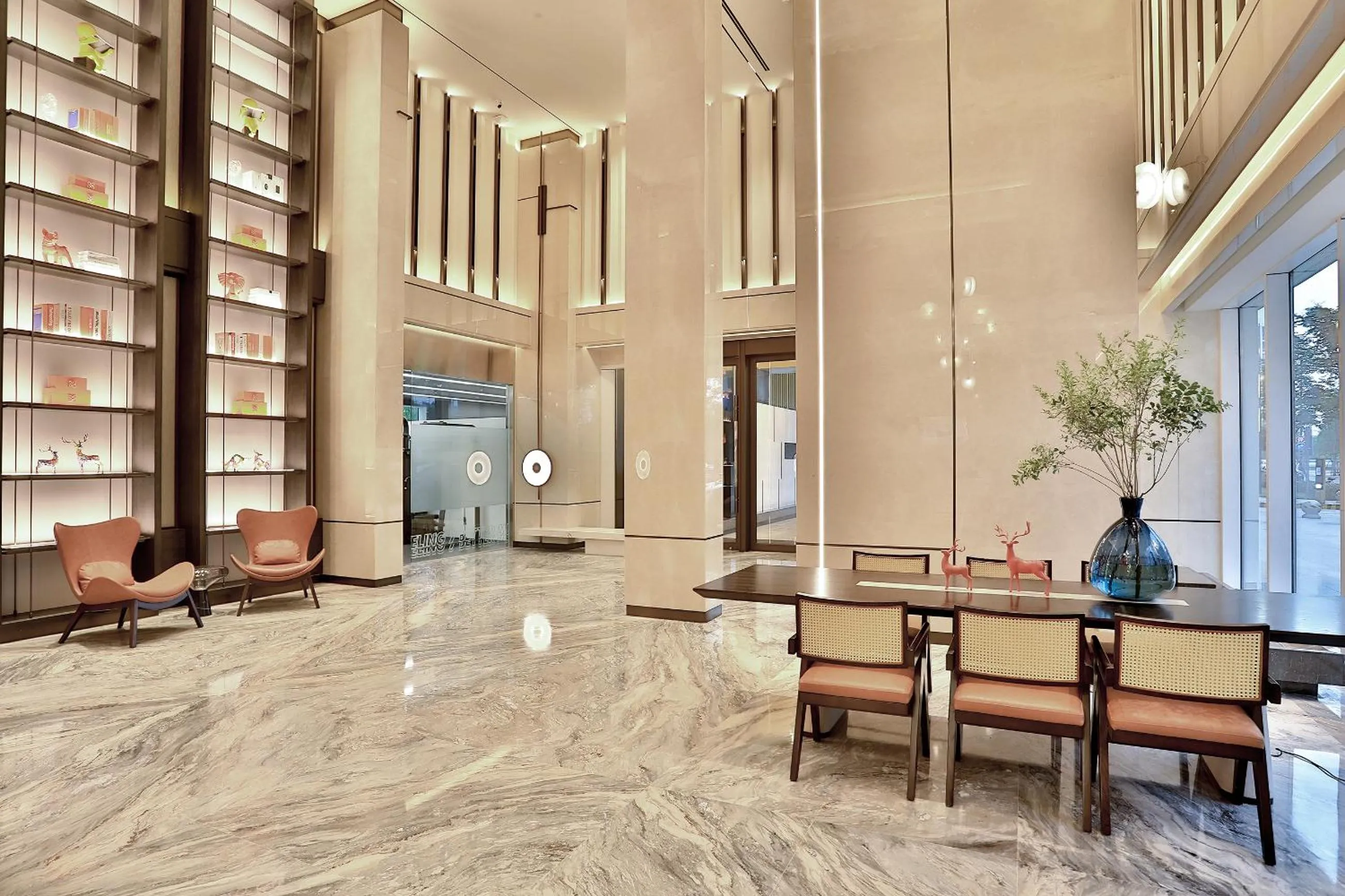 Seating area in SSAW Boutique Hotel Yingyang