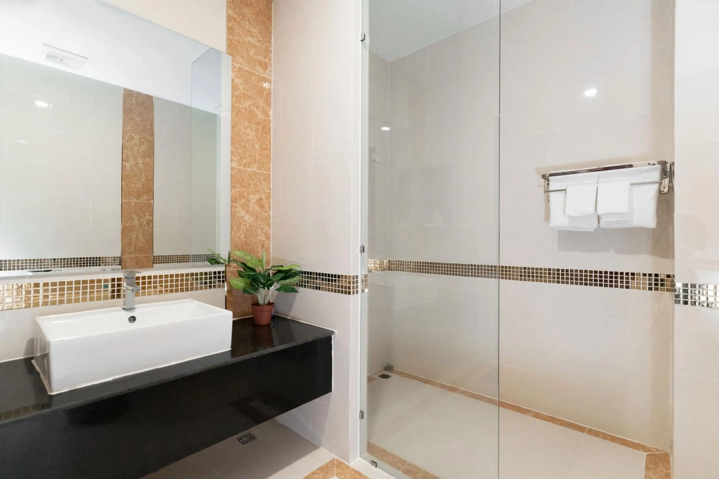 Shower in Sarah Guest House