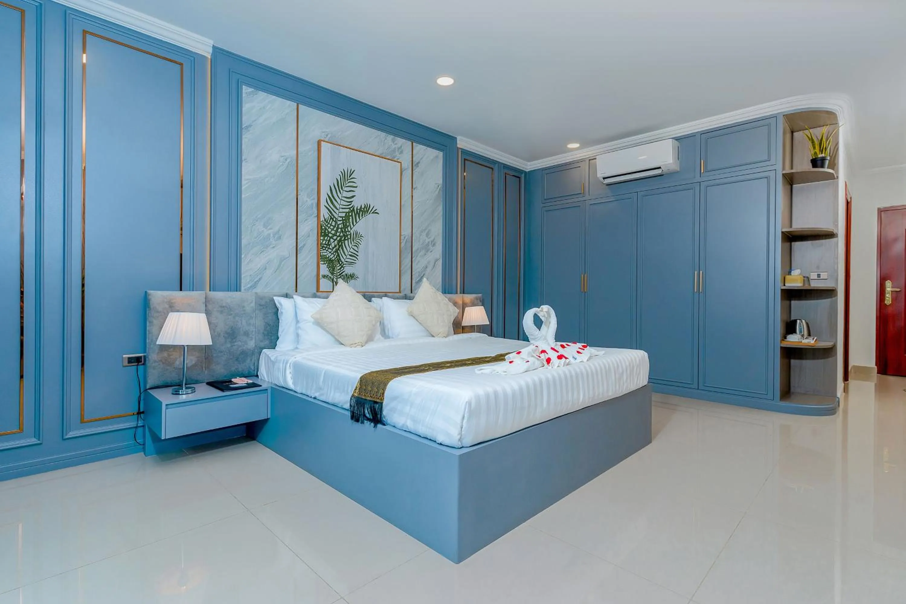 Bed in Sarah Guest House