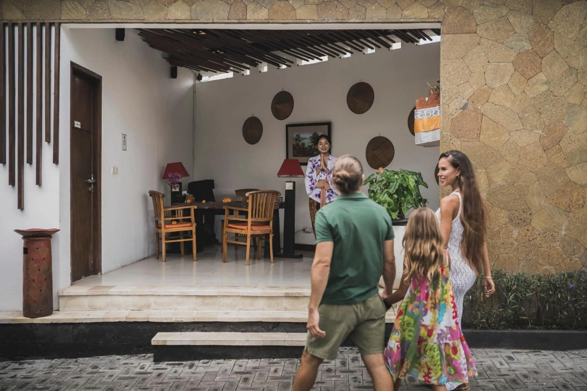 Lobby or reception in Canggu Circle Villa by Ini Vie Hospitality