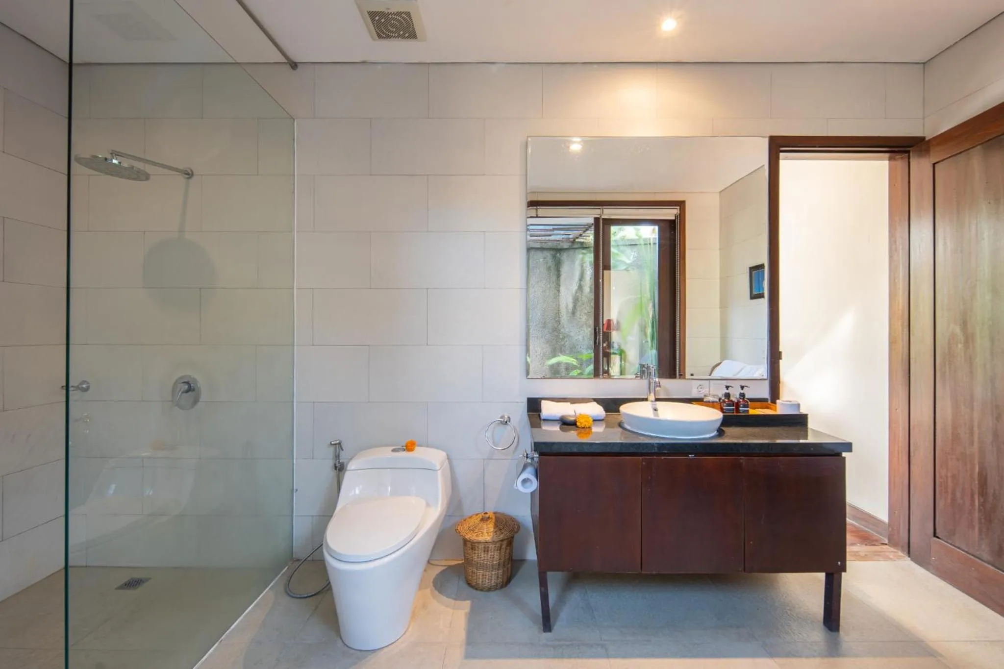 Bathroom in Canggu Circle Villa by Ini Vie Hospitality