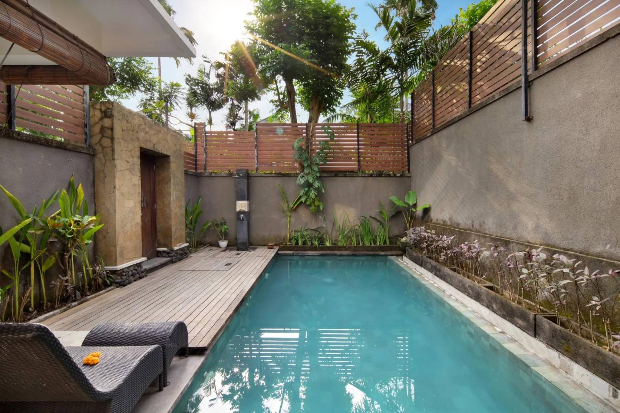 Swimming pool in Canggu Circle Villa by Ini Vie Hospitality