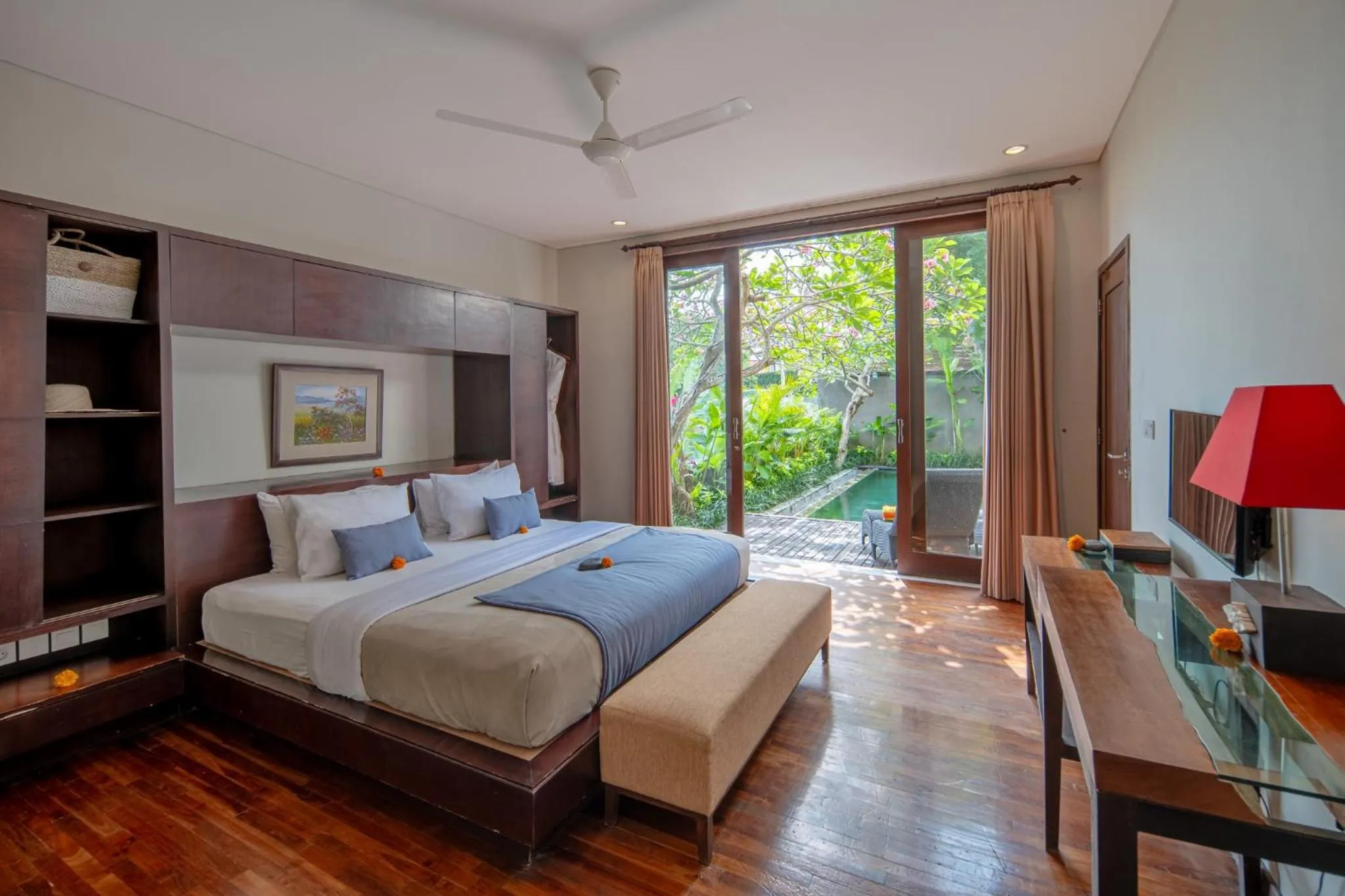 Bedroom, Bed in Canggu Circle Villa by Ini Vie Hospitality