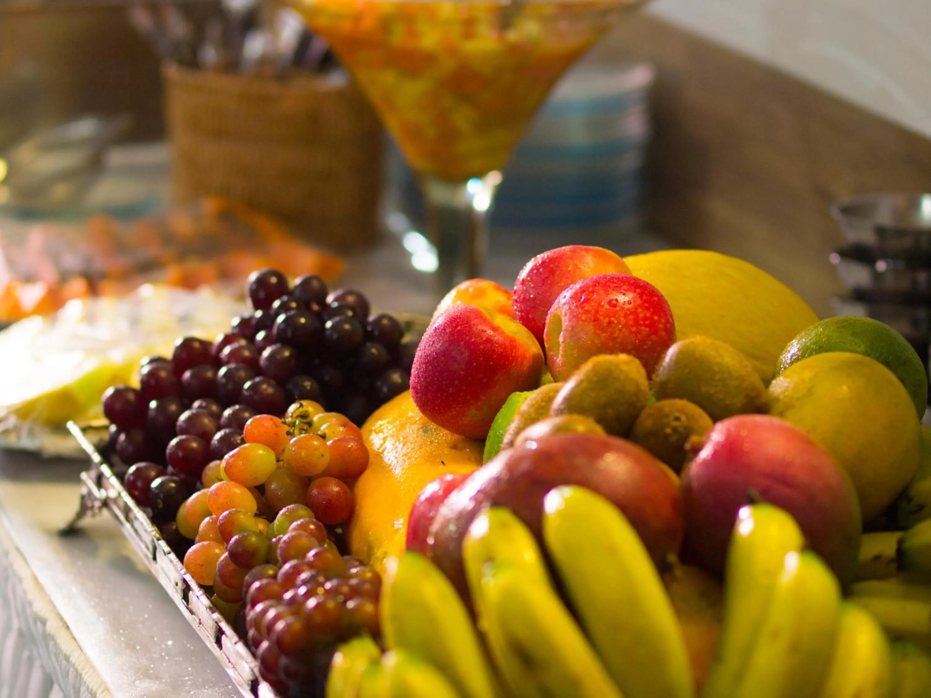 Buffet breakfast in Estrela do Sul Hotel