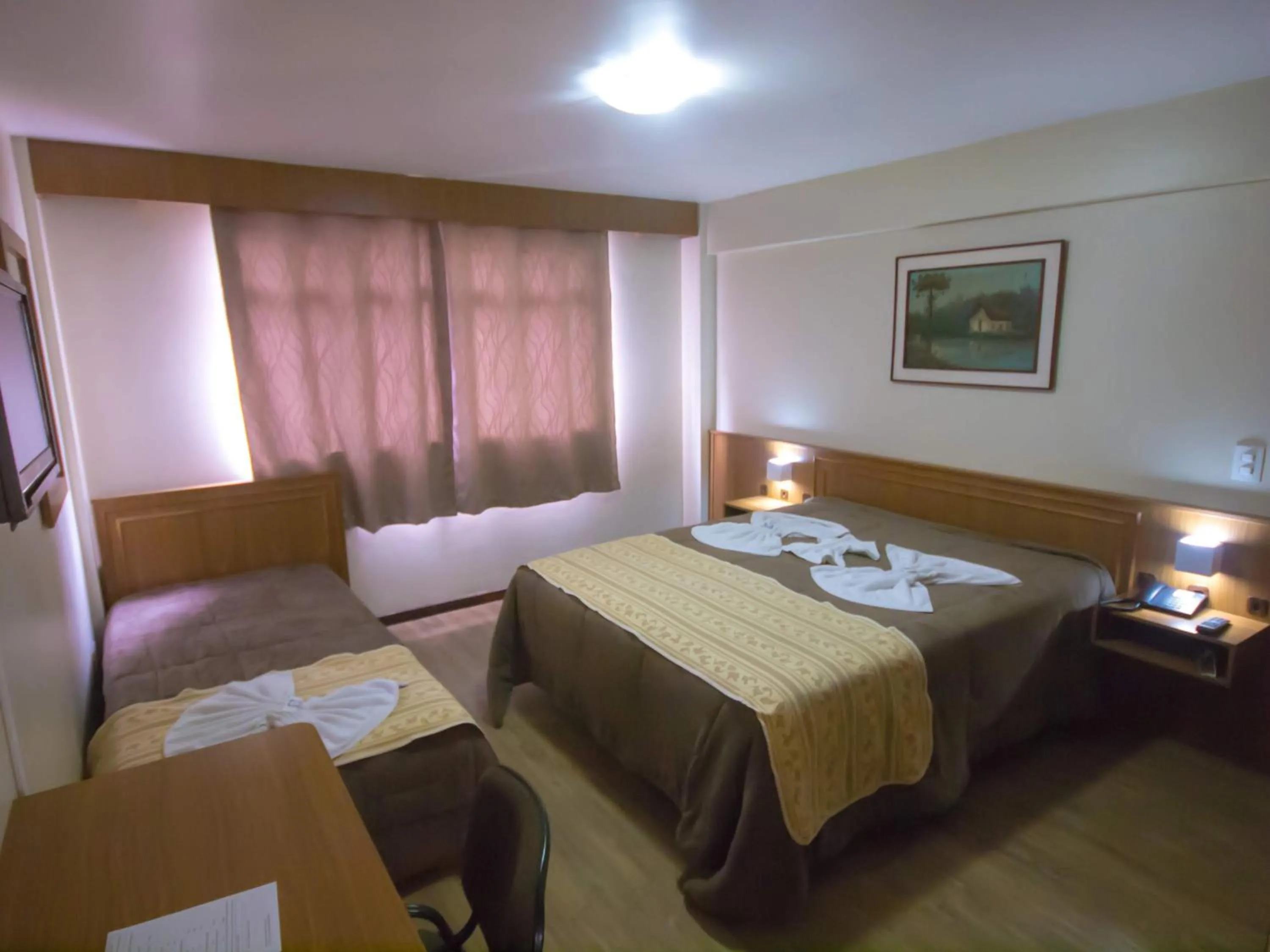 Photo of the whole room, Bed in Estrela do Sul Hotel
