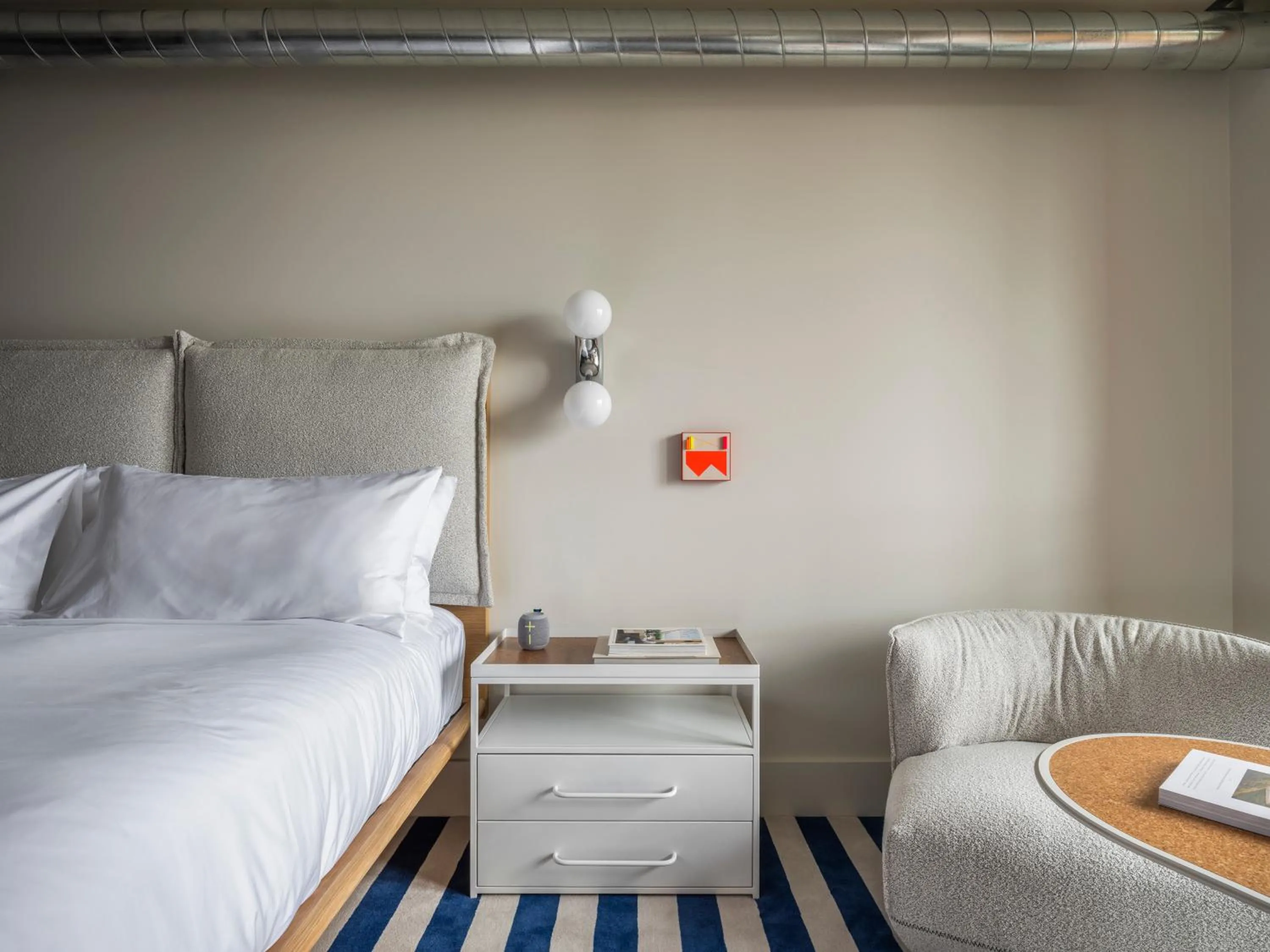 Seating area, Bed in The StandardX, Melbourne