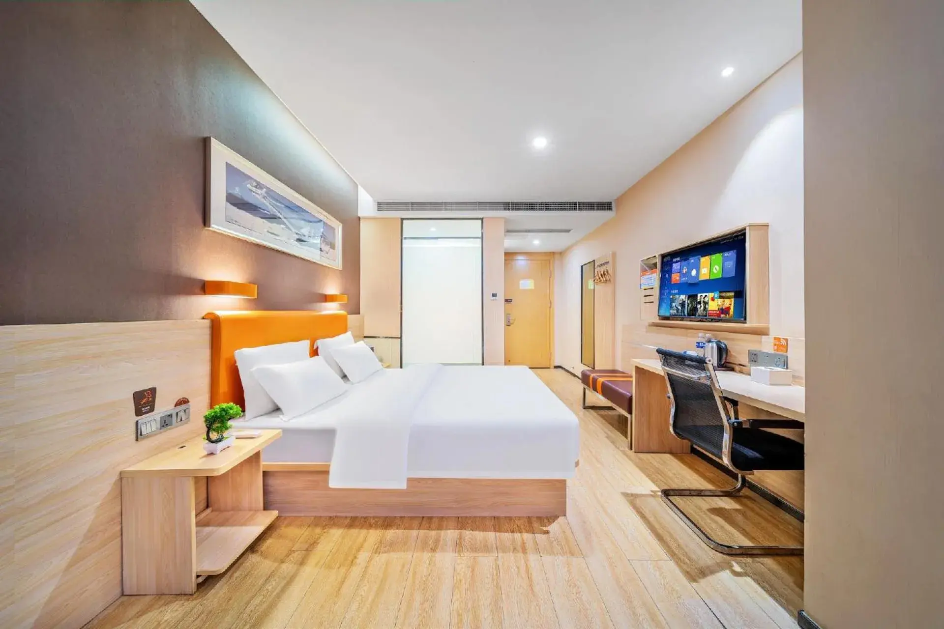 Photo of the whole room in 7 Days Premium - Kunming South High Speed Railway Station University Town Metro Station Photo of the whole room in 7 Days Premium - Kunming South High Speed Railway Station University Town Metro Station