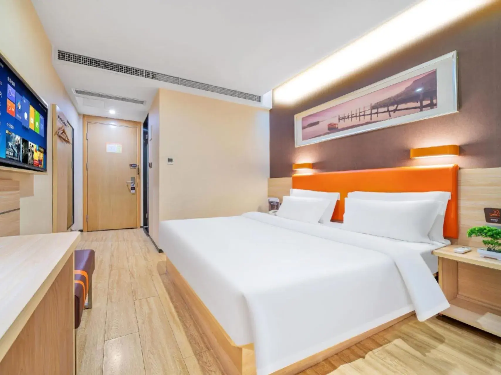 Premium King Room in 7 Days Premium - Kunming South High Speed Railway Station University Town Metro Station Premium King Room in 7 Days Premium - Kunming South High Speed Railway Station University Town Metro Station