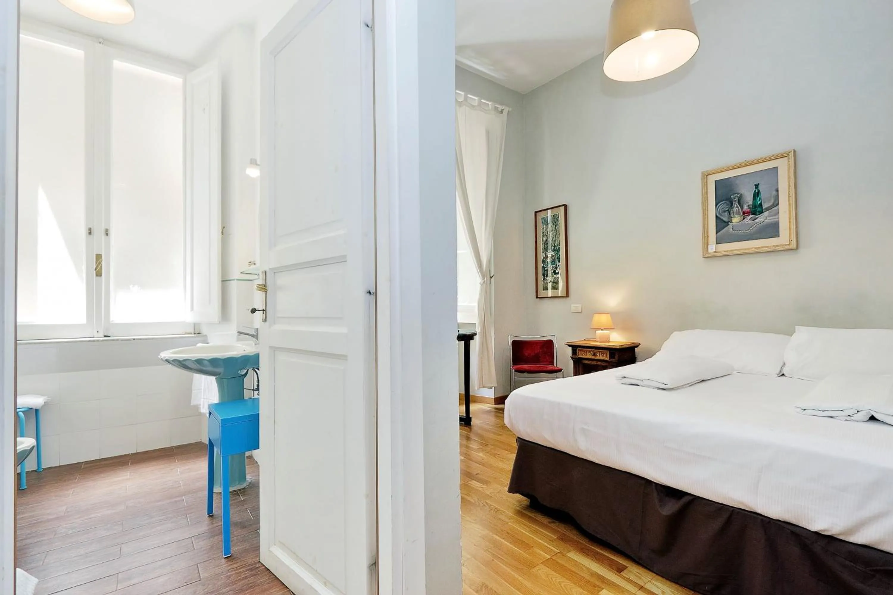 Photo of the whole room, Bed in Cassiodoro19