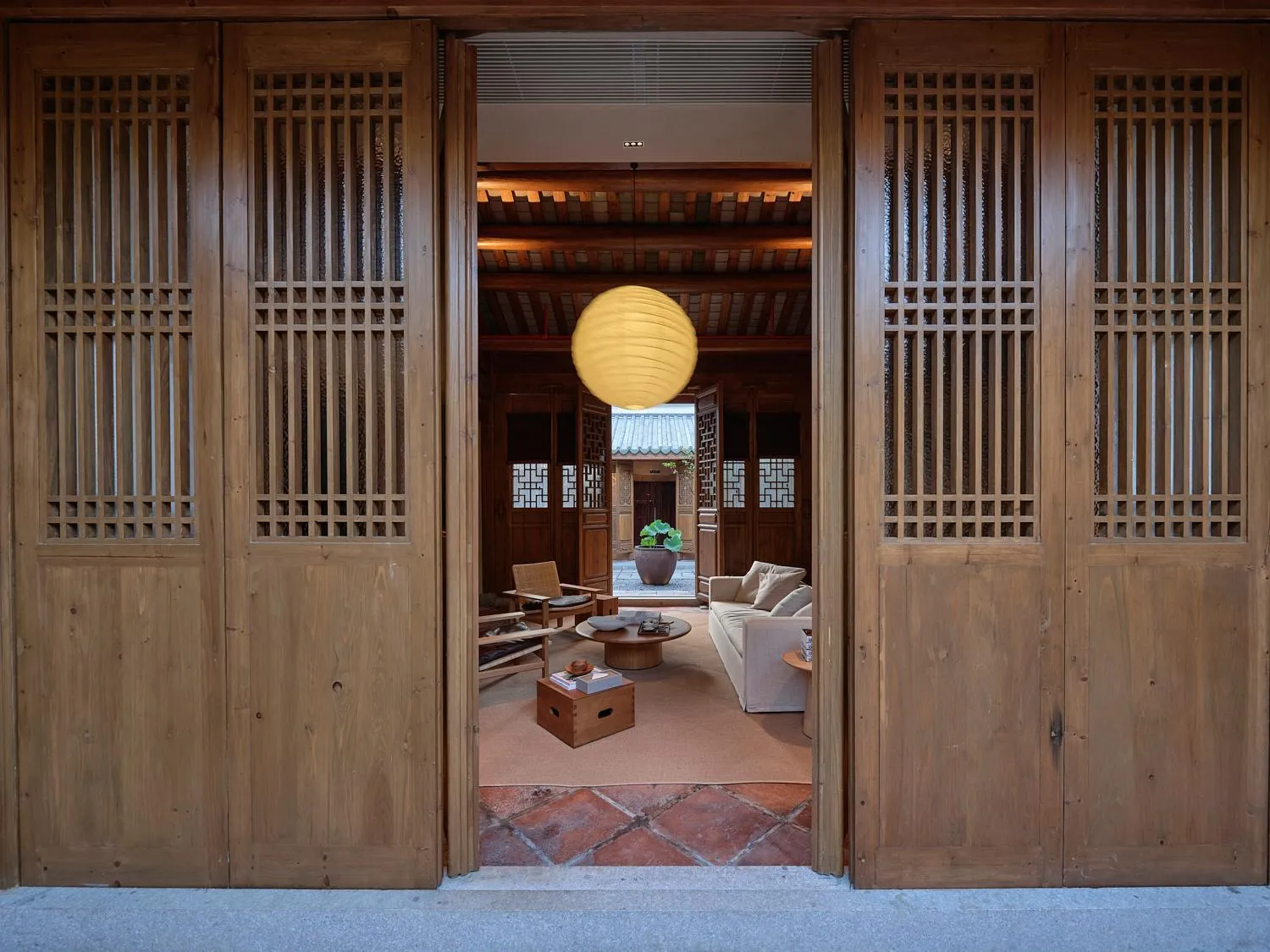 Living room in Jiangnan House Chaozhou