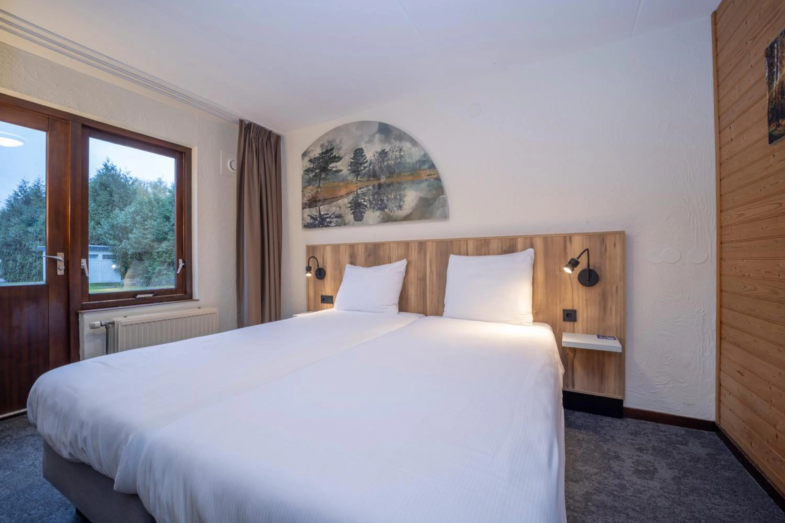 Bedroom, Bed in Fletcher Hotel-Restaurant de Witte Brug