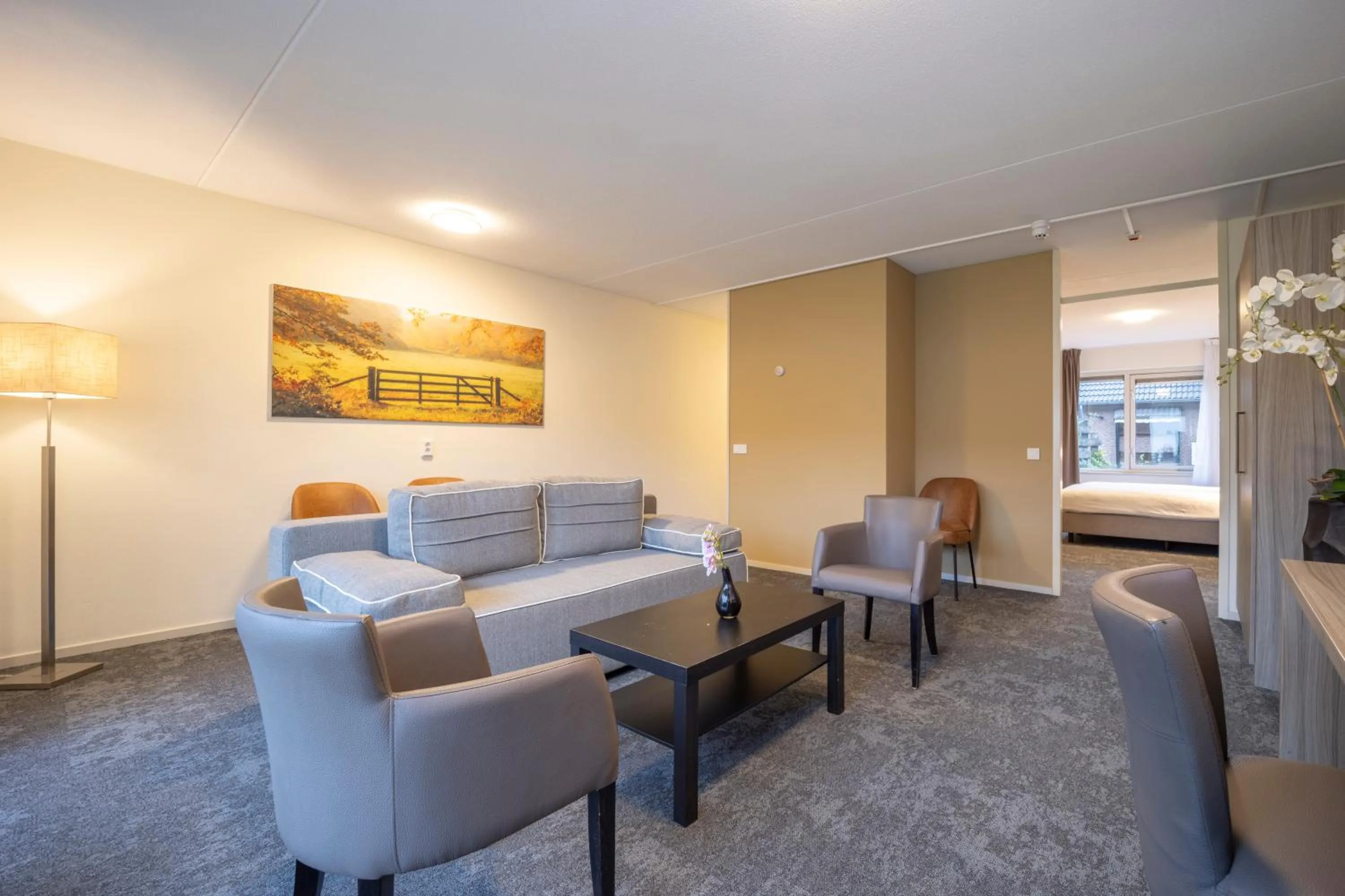 Seating area in Fletcher Hotel-Restaurant de Witte Brug